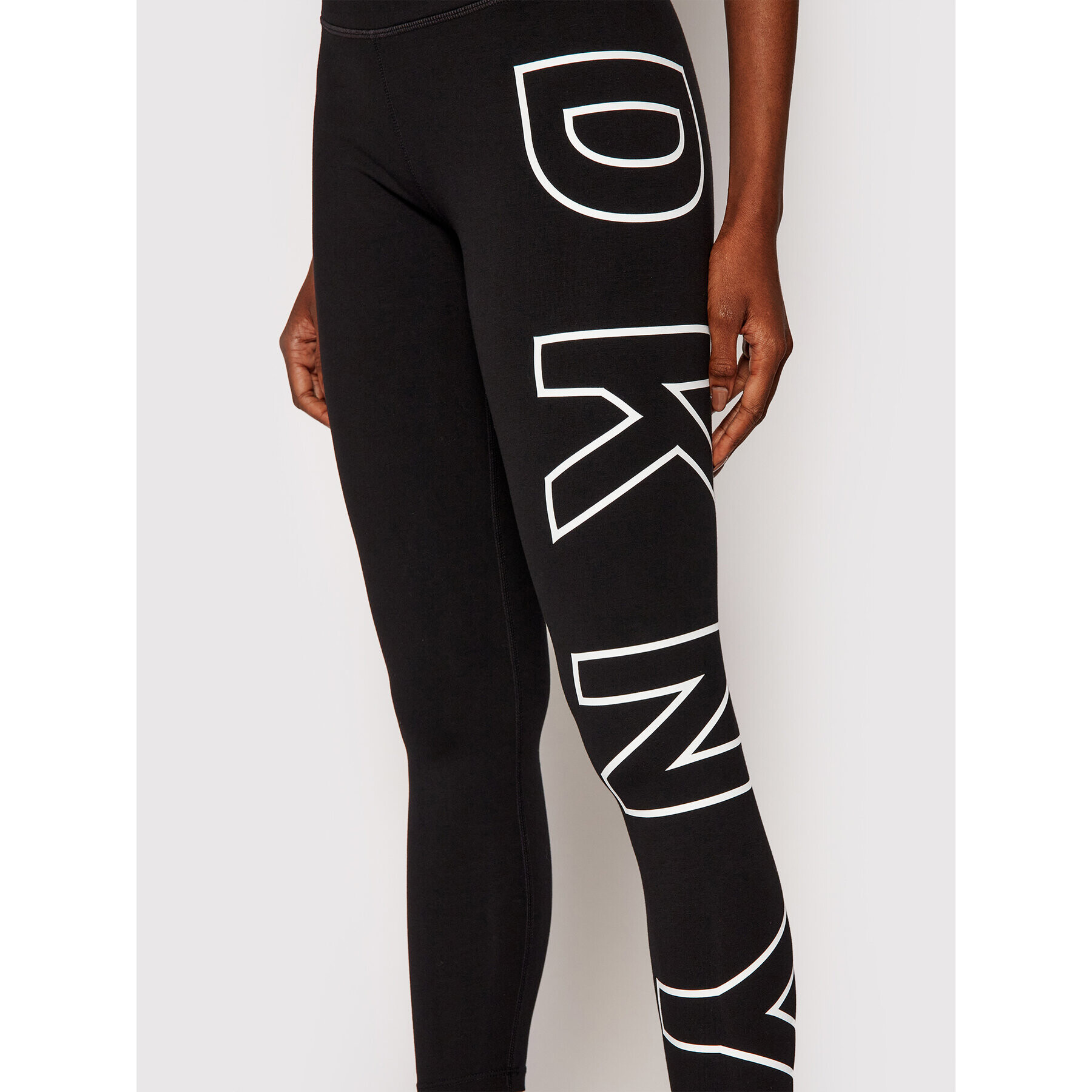 DKNY Sport Colanți DP1P1960 Negru Slim Fit - Pled.ro