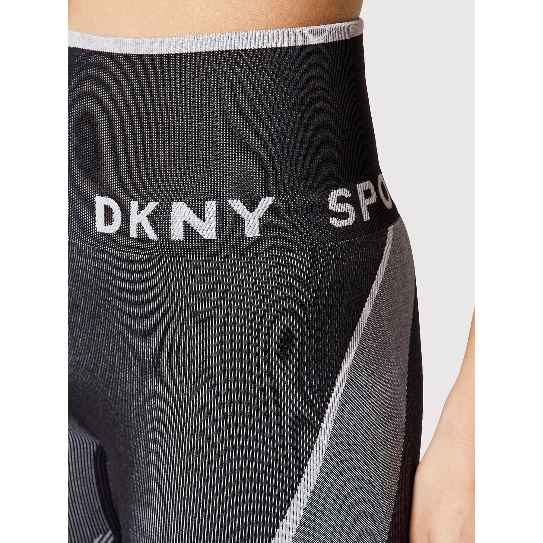 DKNY Sport Colanți DP1P2037 Negru Slim Fit - Pled.ro