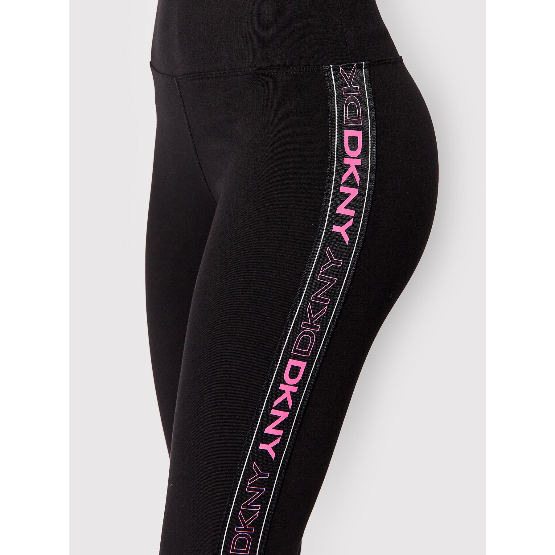 DKNY Sport Colanți DP1P2484 Negru Slim Fit - Pled.ro