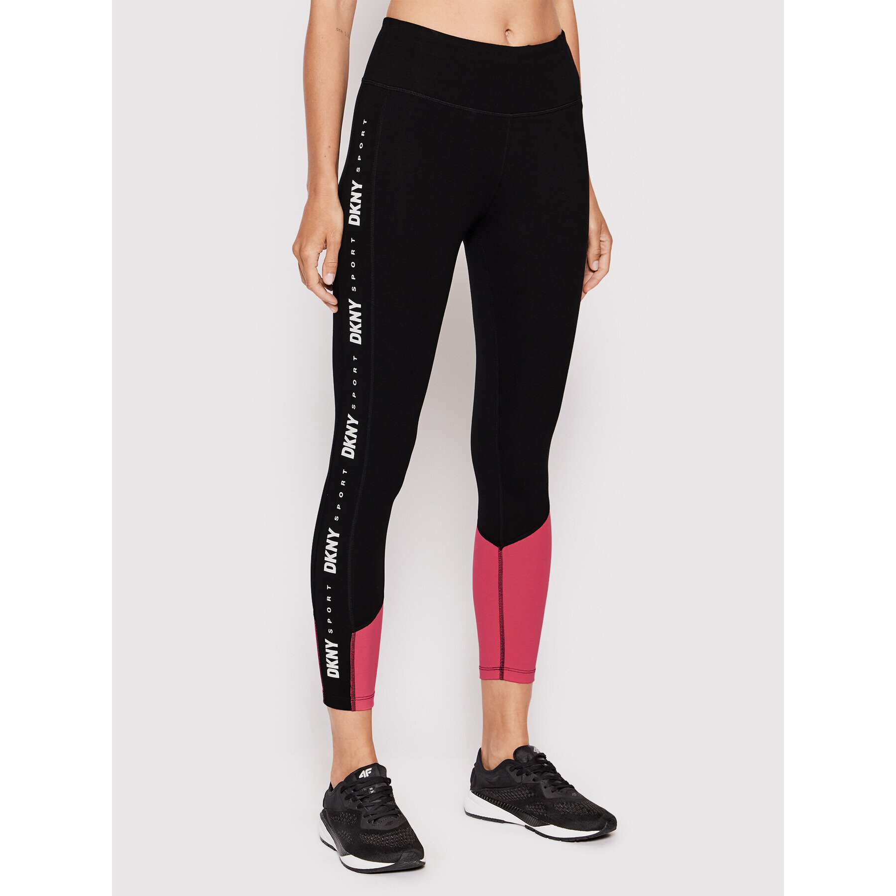 DKNY Sport Colanți DP2P2520 Negru Slim Fit - Pled.ro