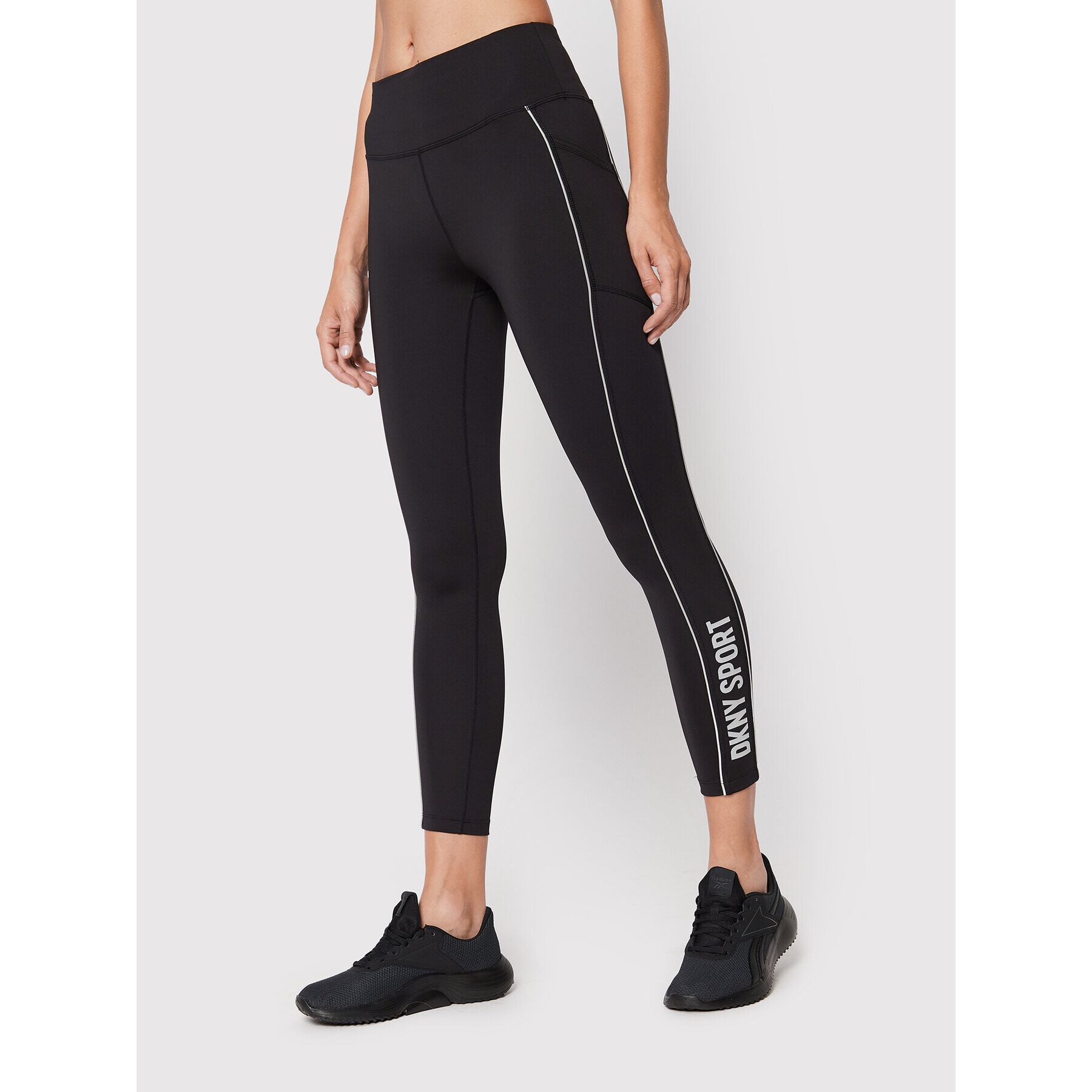 DKNY Sport Colanți DP2P2962 Negru Slim Fit - Pled.ro