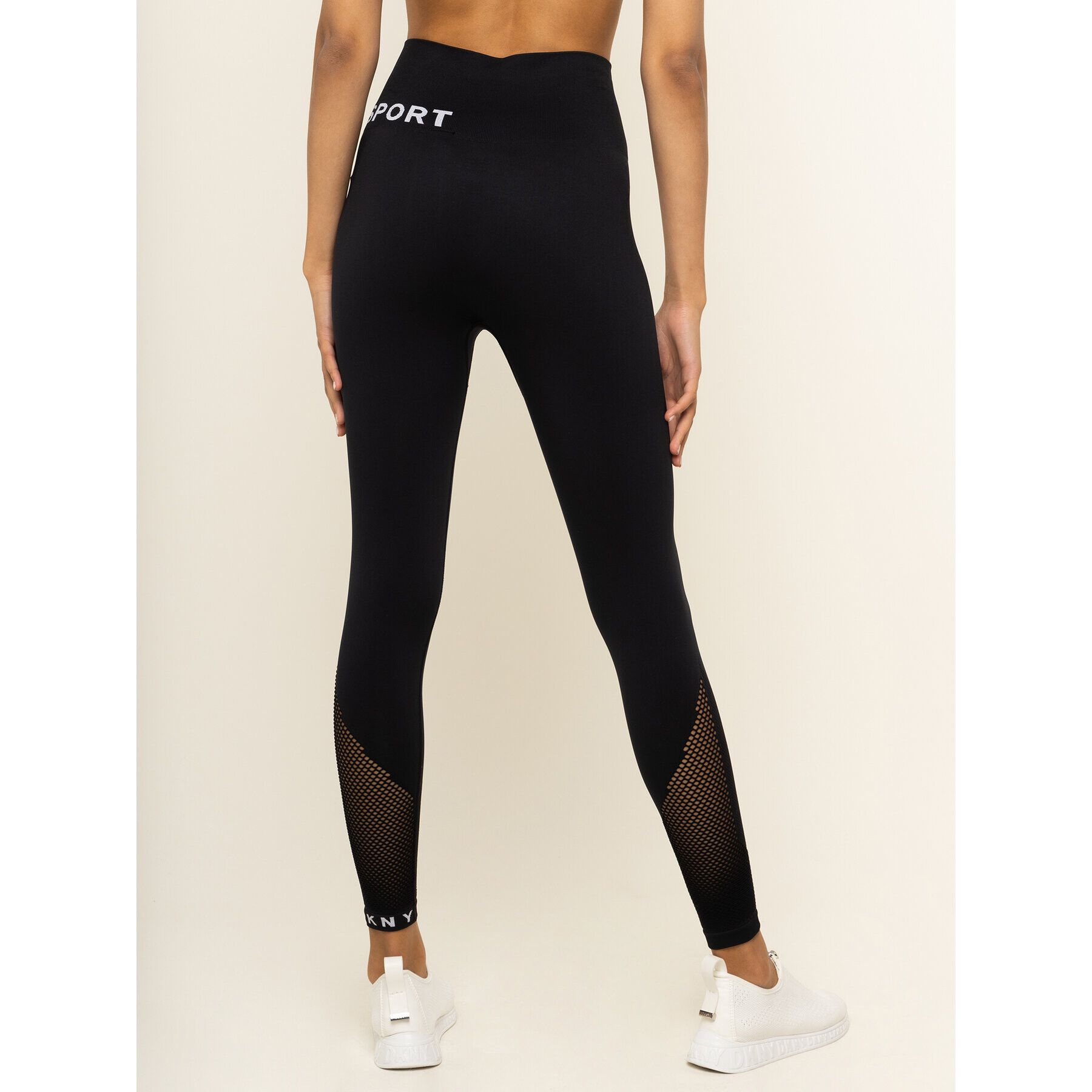 DKNY Sport Colanți DP8P1765 Negru Slim Fit - Pled.ro