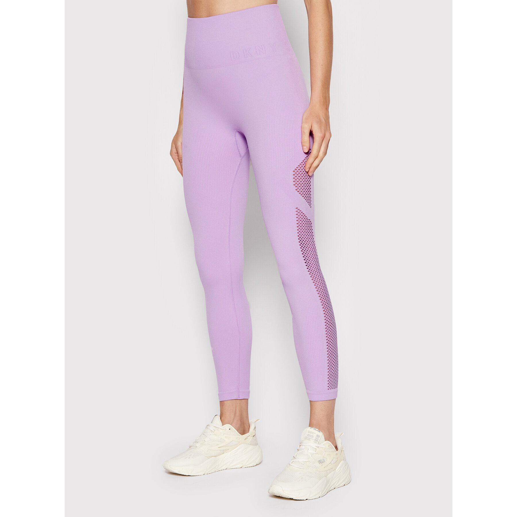 DKNY Sport Colanți DP1P2594 Violet Slim Fit - Pled.ro