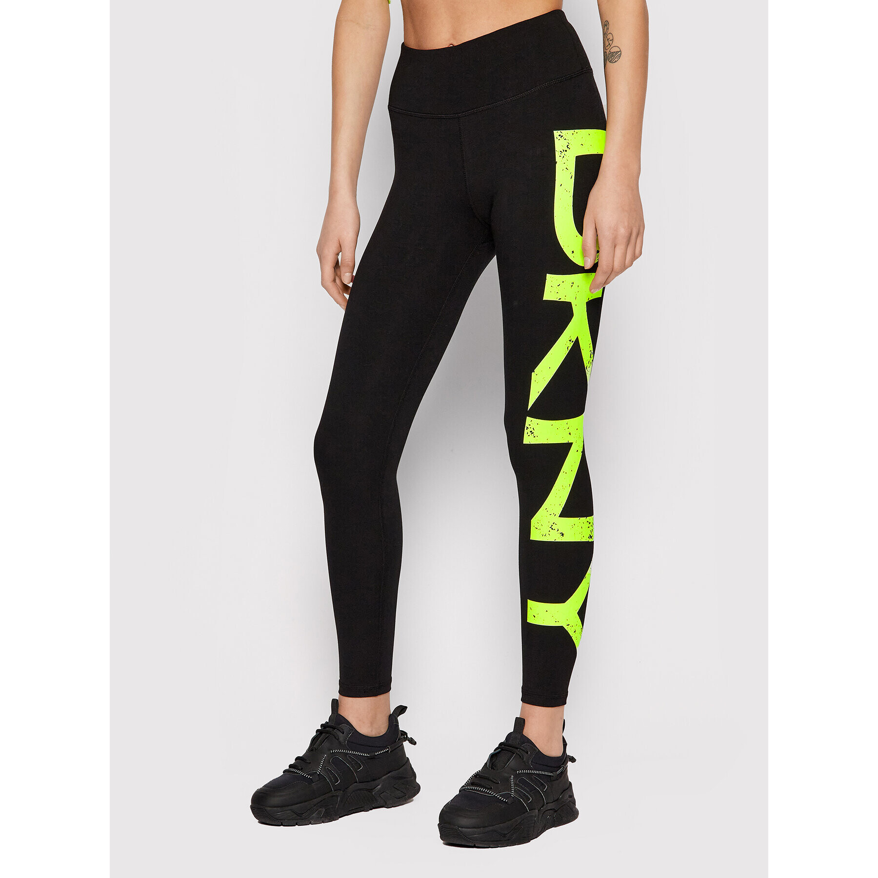 DKNY Sport Colanți DP1P2976 Negru Slim Fit - Pled.ro