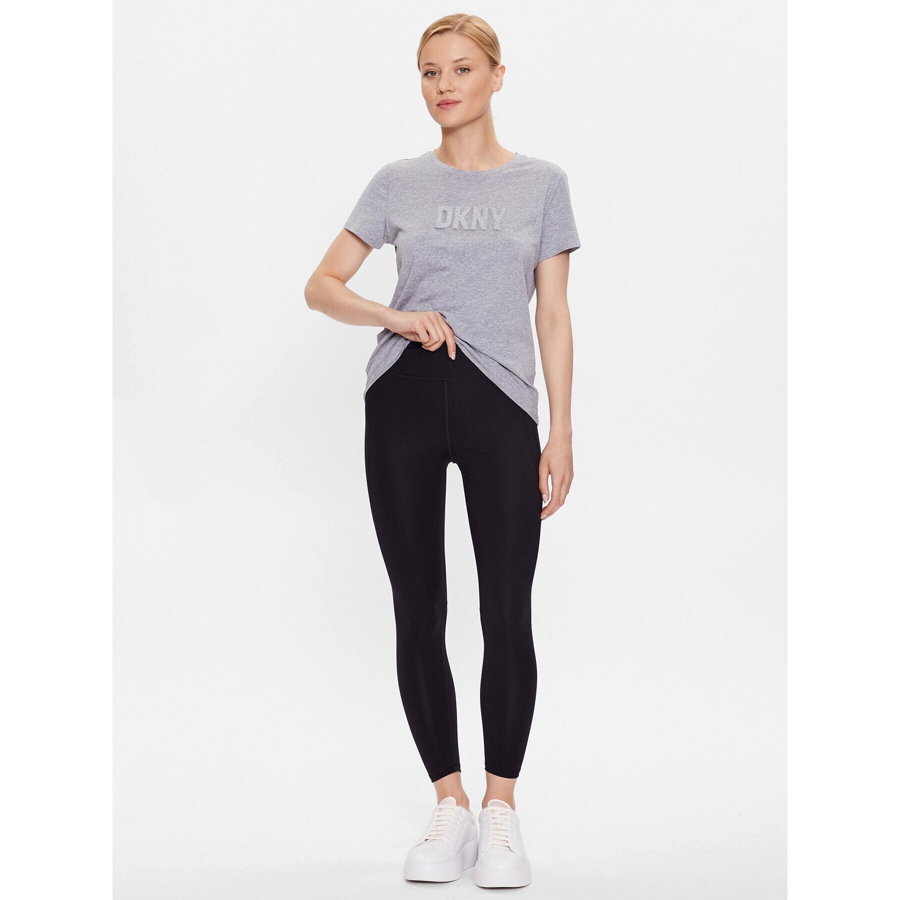 DKNY Sport Colanți DP2P3052 Negru Classic Fit - Pled.ro