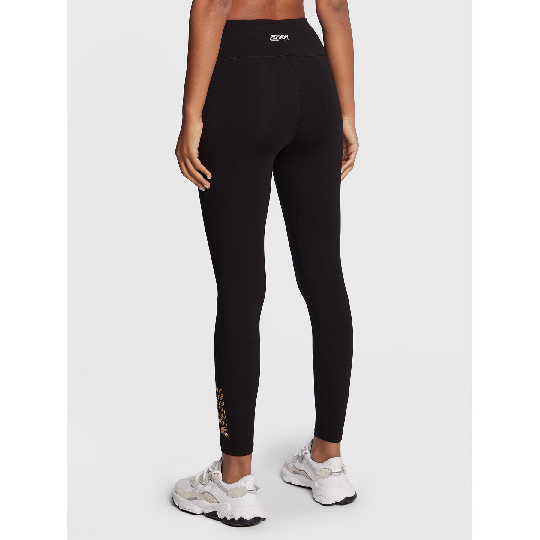 DKNY Sport Colanți DP2P3142 Negru Slim Fit - Pled.ro