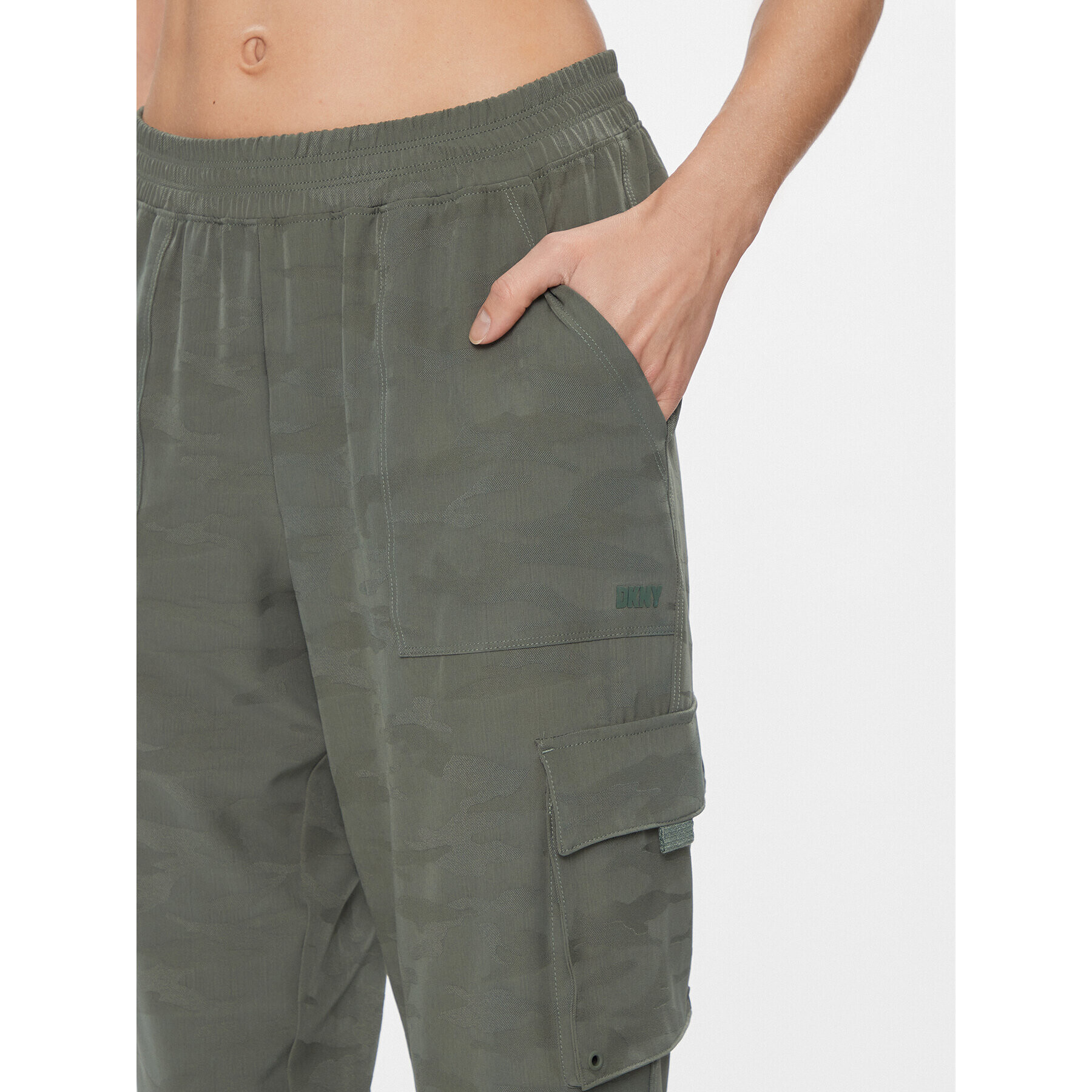 DKNY Sport Joggers DP3P3383 Verde Regular Fit - Pled.ro