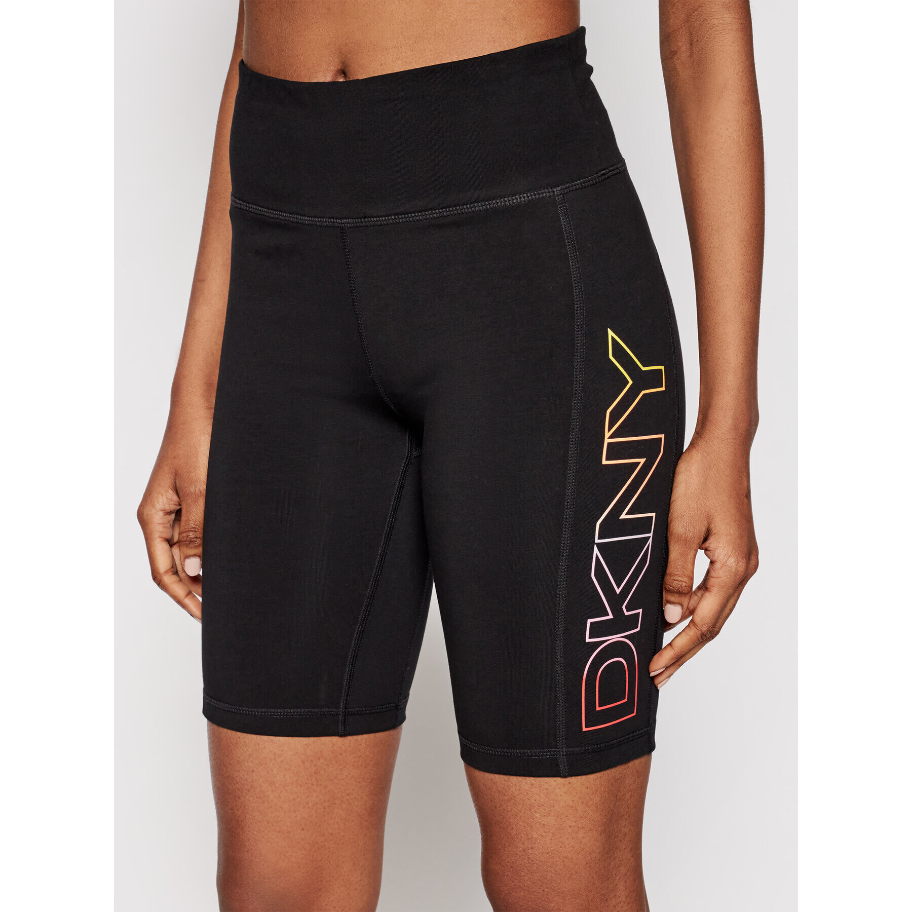 DKNY Sport Pantaloni scurți sport DP1S4853 Negru Slim Fit - Pled.ro