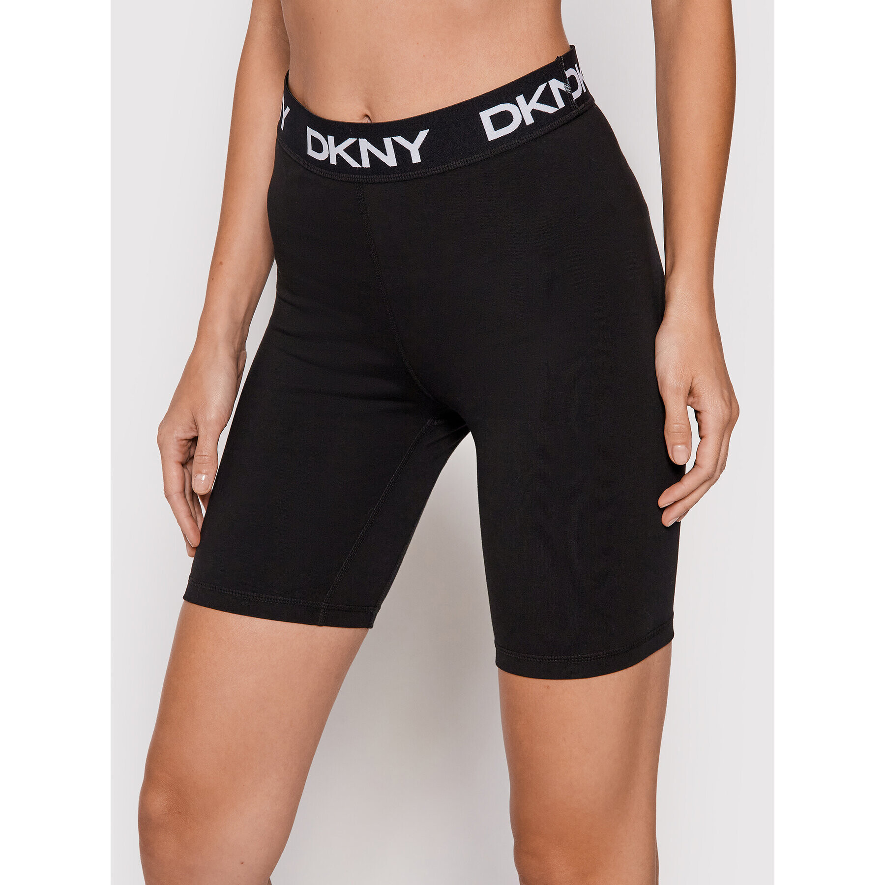 DKNY Sport Pantaloni scurți sport DP1S4914 Negru Skinny Fit - Pled.ro