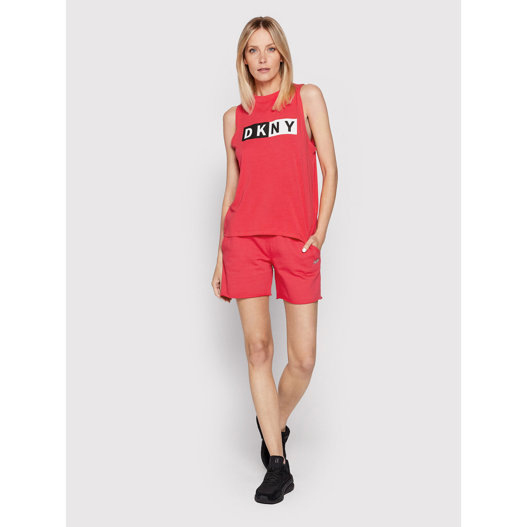 DKNY Sport Pantaloni scurți sport DP2S5012 Roz Regular Fit - Pled.ro