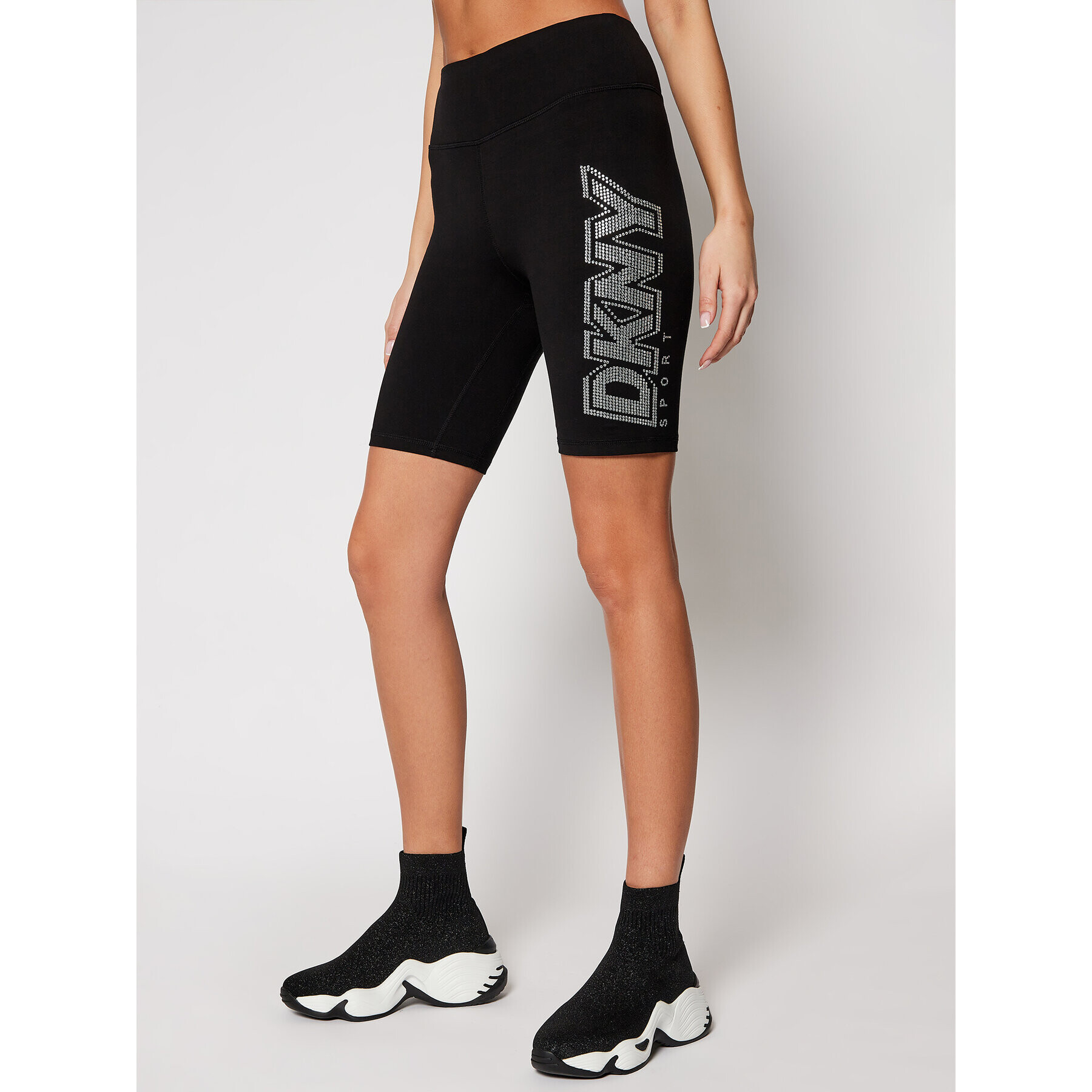 DKNY Sport Pantaloni scurți sport DP0S4677 Negru Slim Fit - Pled.ro