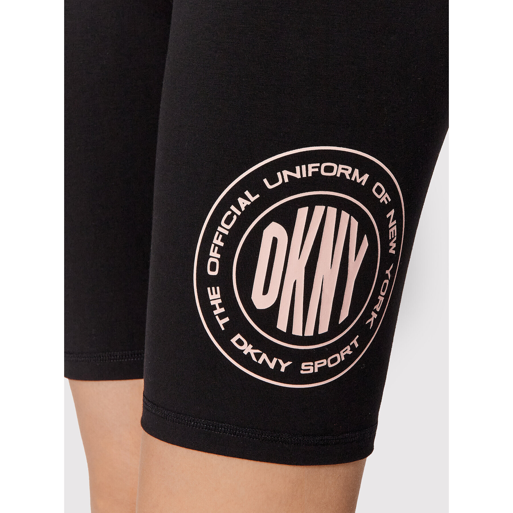 DKNY Sport Pantaloni scurți sport DP1S4739 Negru Slim Fit - Pled.ro