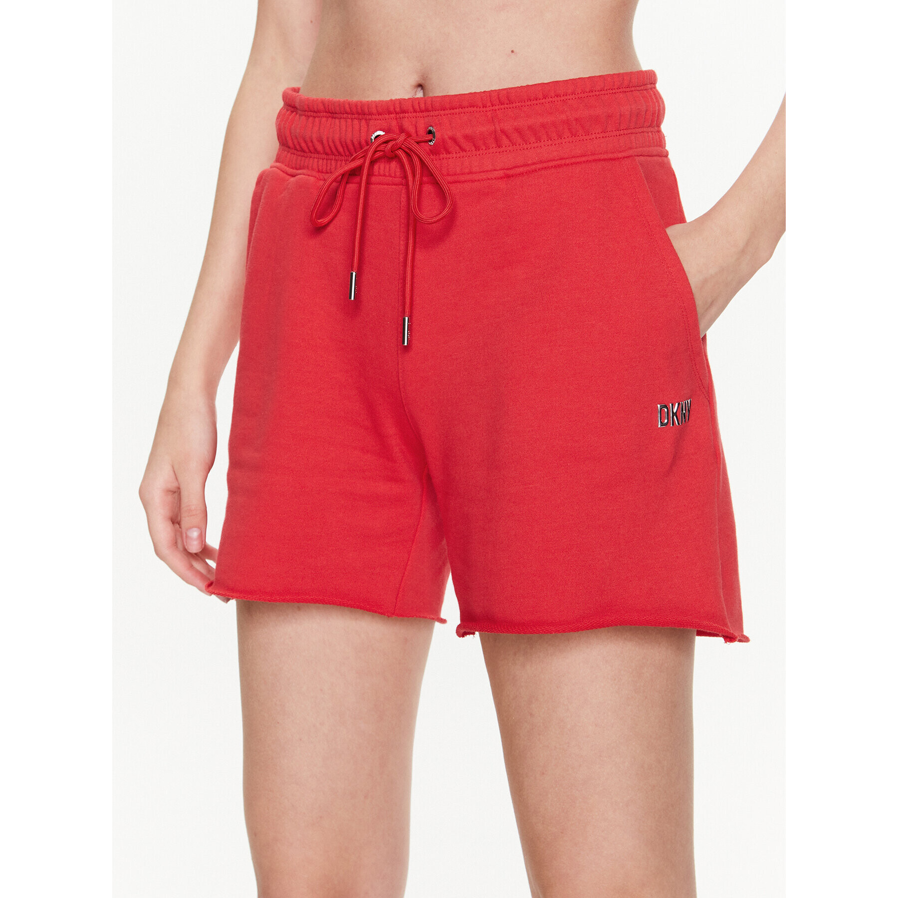 DKNY Sport Pantaloni scurți sport DP2S5012 Roșu Classic Fit - Pled.ro