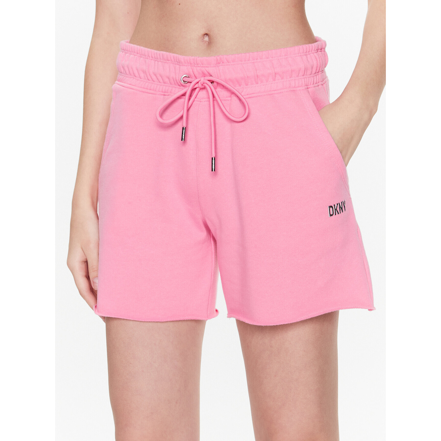 DKNY Sport Pantaloni scurți sport DP2S5012 Roz Classic Fit - Pled.ro