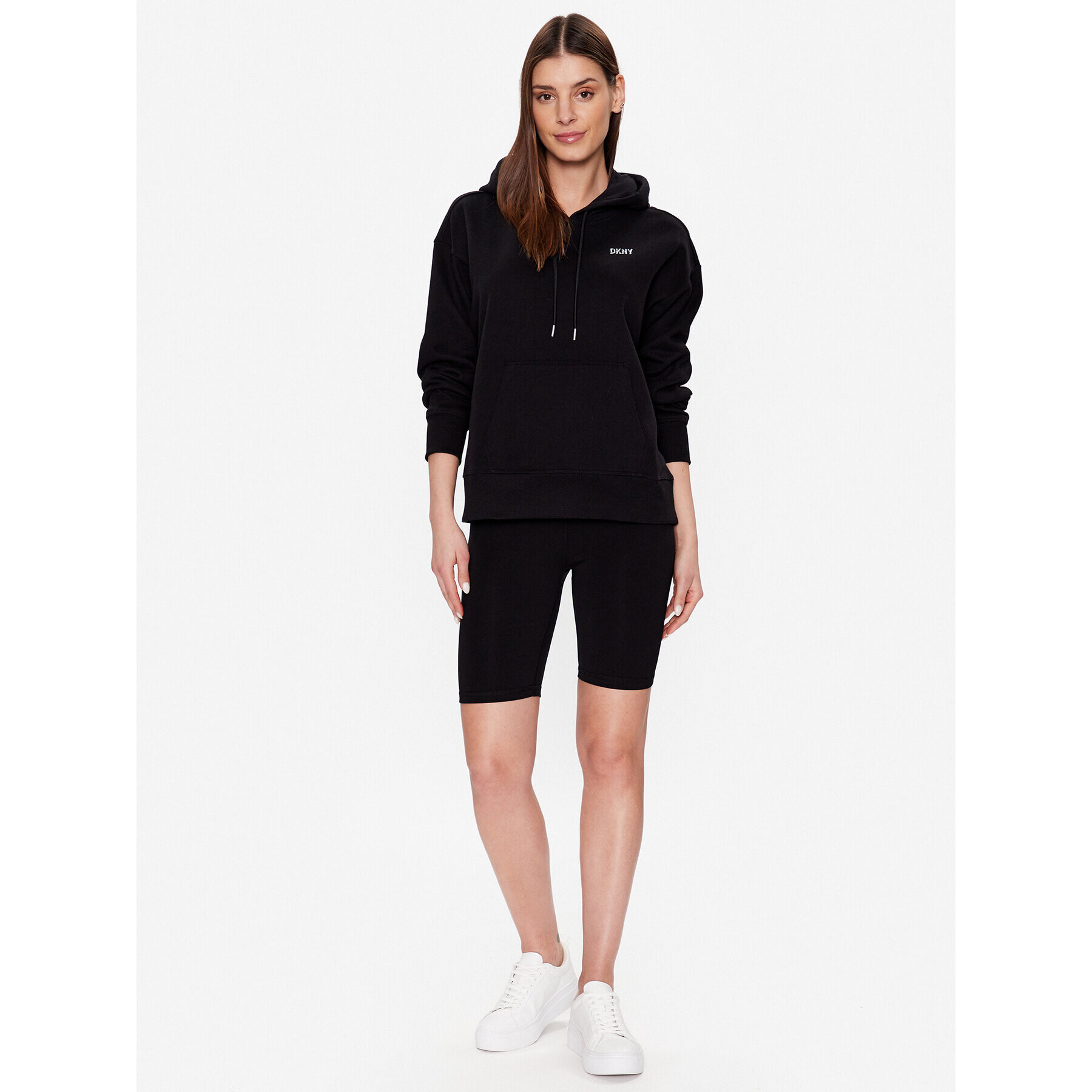 DKNY Sport Pantaloni scurți sport DP2S5014 Negru Active Fit - Pled.ro