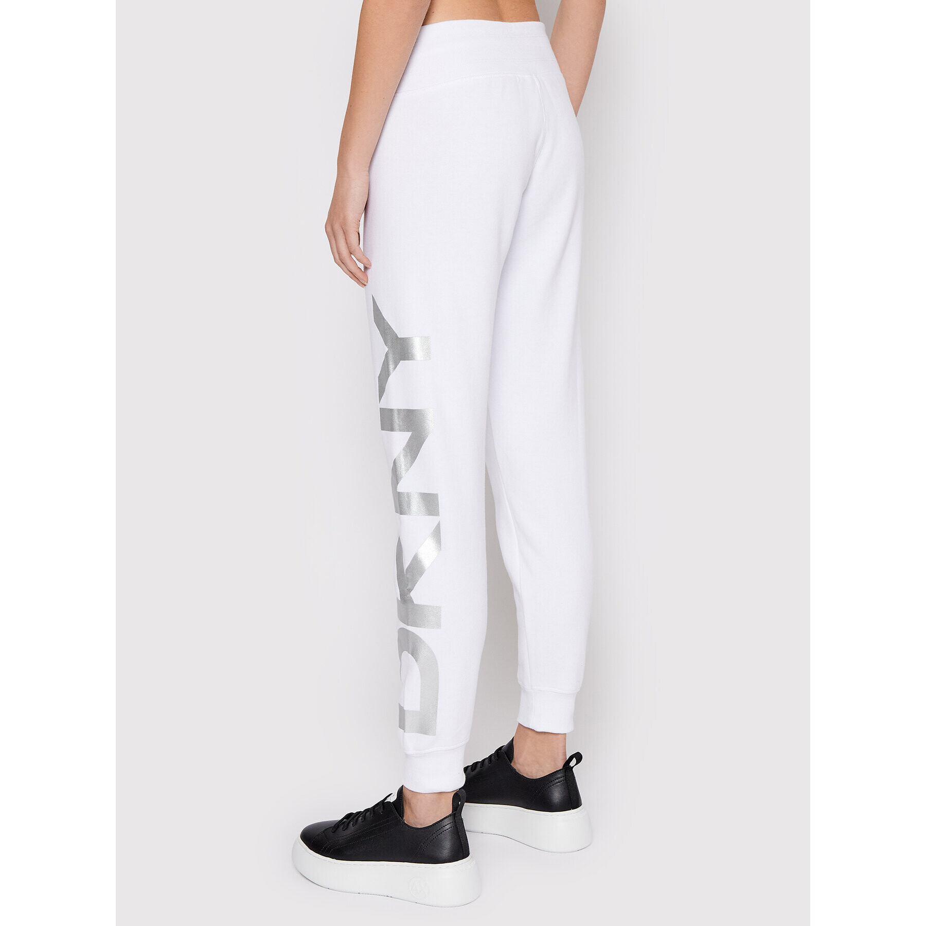 DKNY Sport Pantaloni trening DP1P1251 Alb Regular Fit - Pled.ro