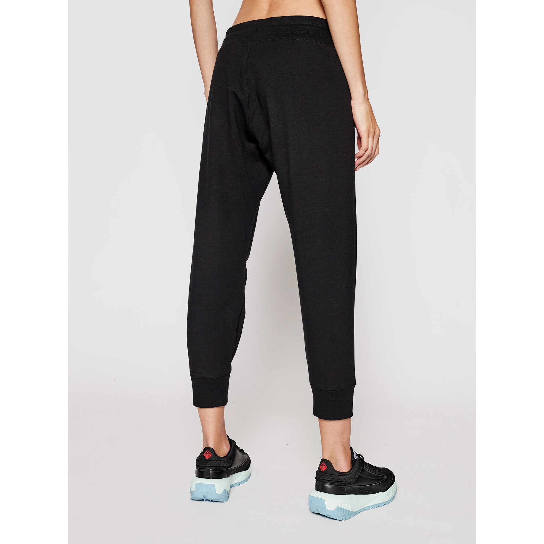 DKNY Sport Pantaloni trening DP1P2622 Negru Regular Fit - Pled.ro