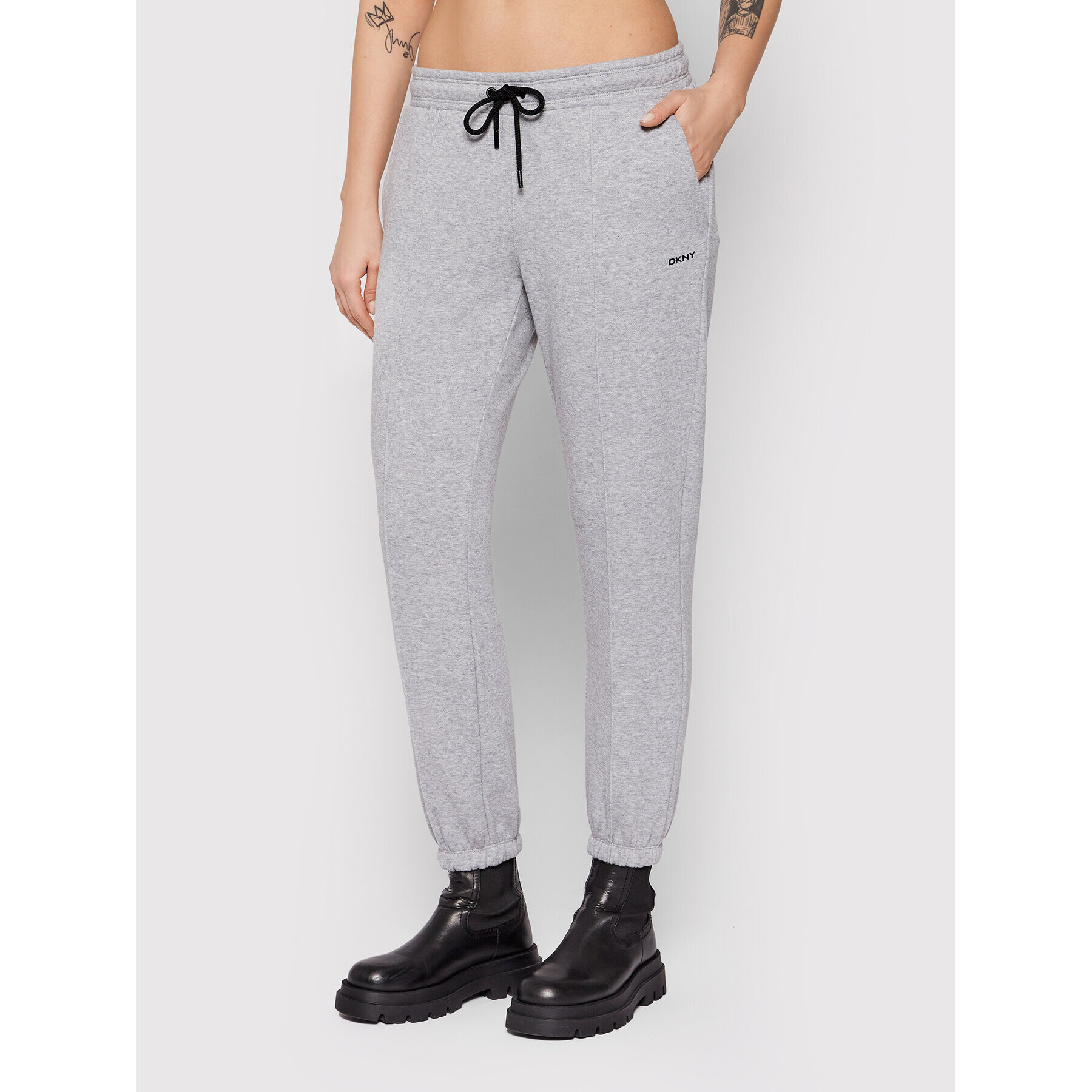 DKNY Sport Pantaloni trening DP1P2743 Gri Regular Fit - Pled.ro