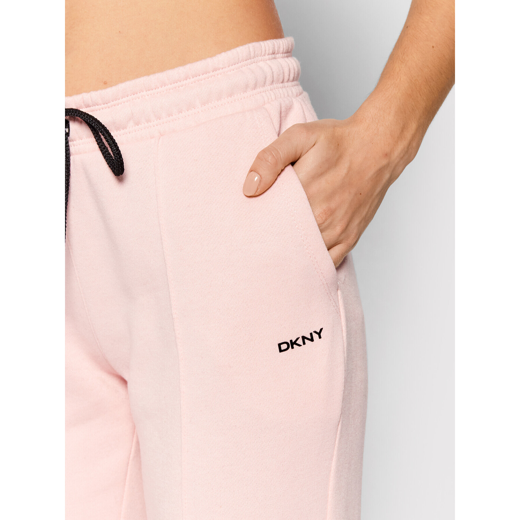 DKNY Sport Pantaloni trening DP1P2743 Roz Regular Fit - Pled.ro