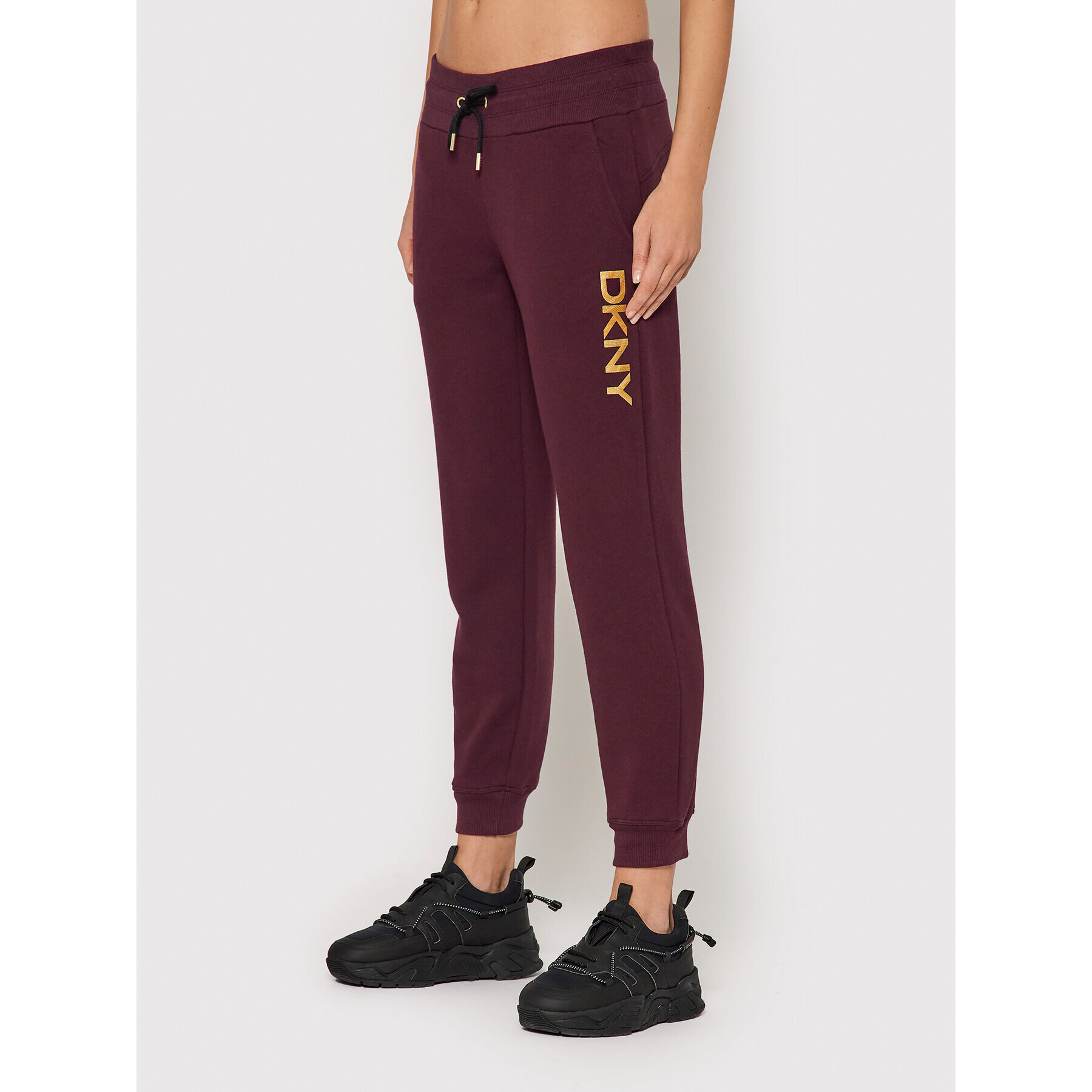 DKNY Sport Pantaloni trening DP1P2750 Violet Regular Fit - Pled.ro