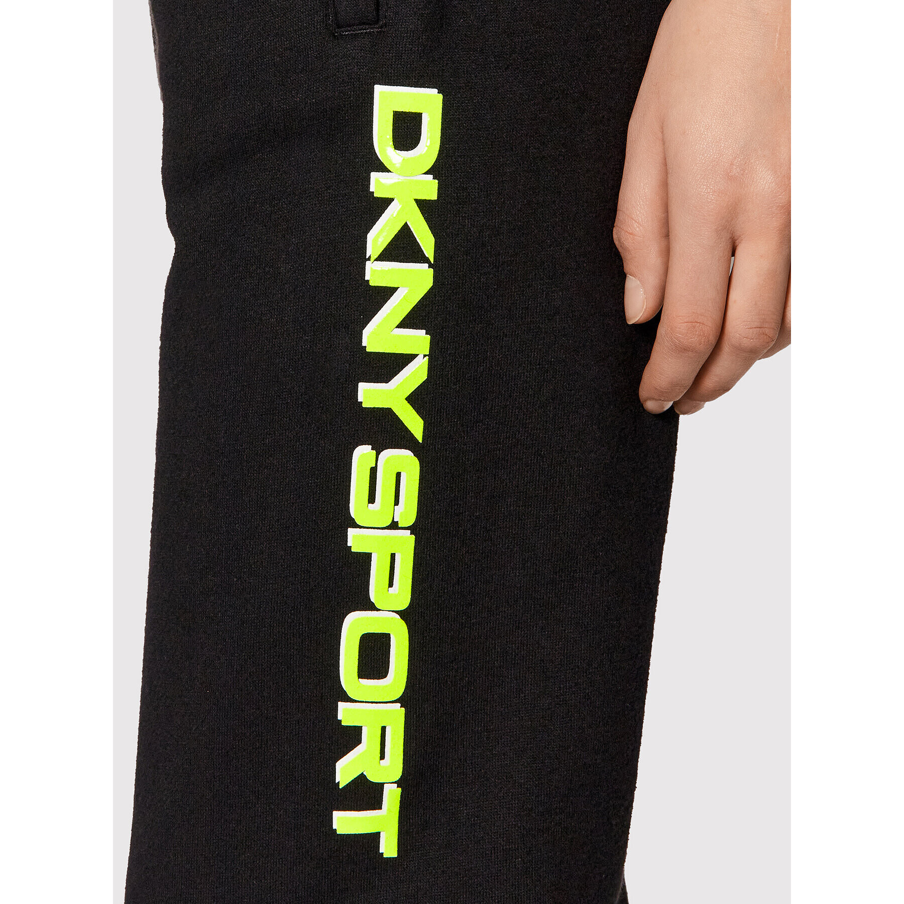 DKNY Sport Pantaloni trening DP1P2823 Negru Regular Fit - Pled.ro