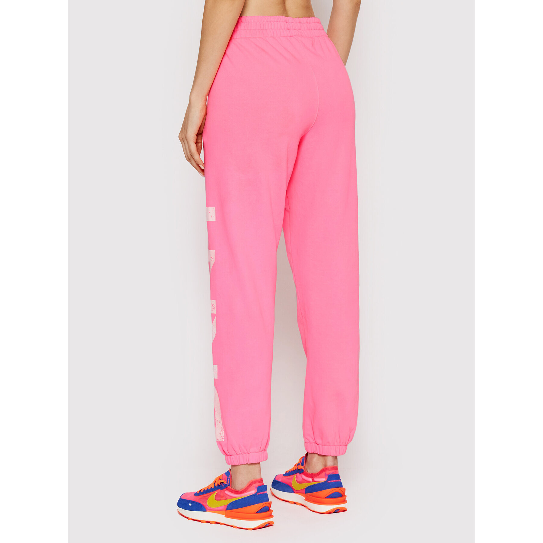 DKNY Sport Pantaloni trening DP1P2833 Roz Regular Fit - Pled.ro