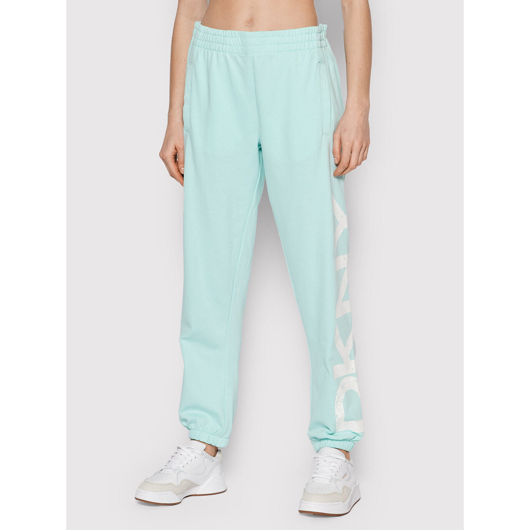 DKNY Sport Pantaloni trening DP1P2833 Verde Regular Fit - Pled.ro