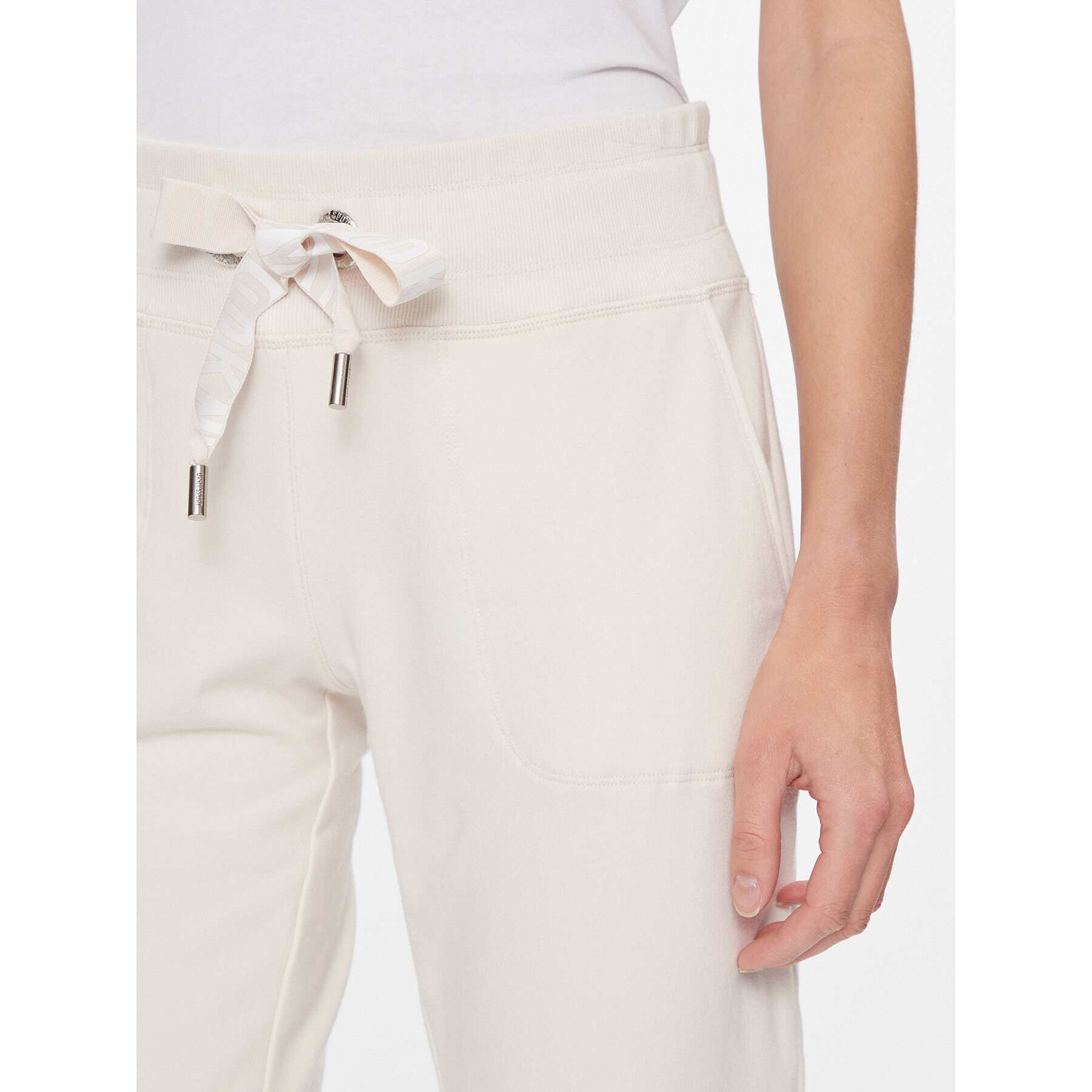 DKNY Sport Pantaloni trening DP2P1917 Bej Classic Fit - Pled.ro