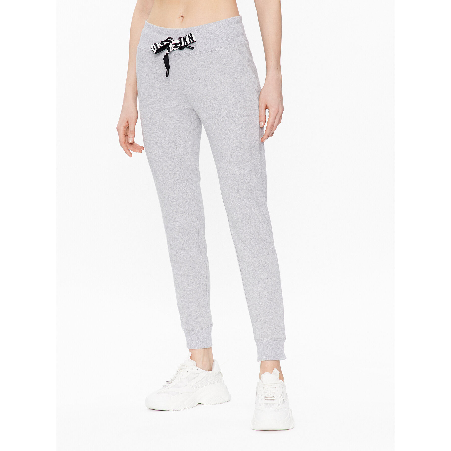 DKNY Sport Pantaloni trening DP2P1917 Gri Classic Fit - Pled.ro