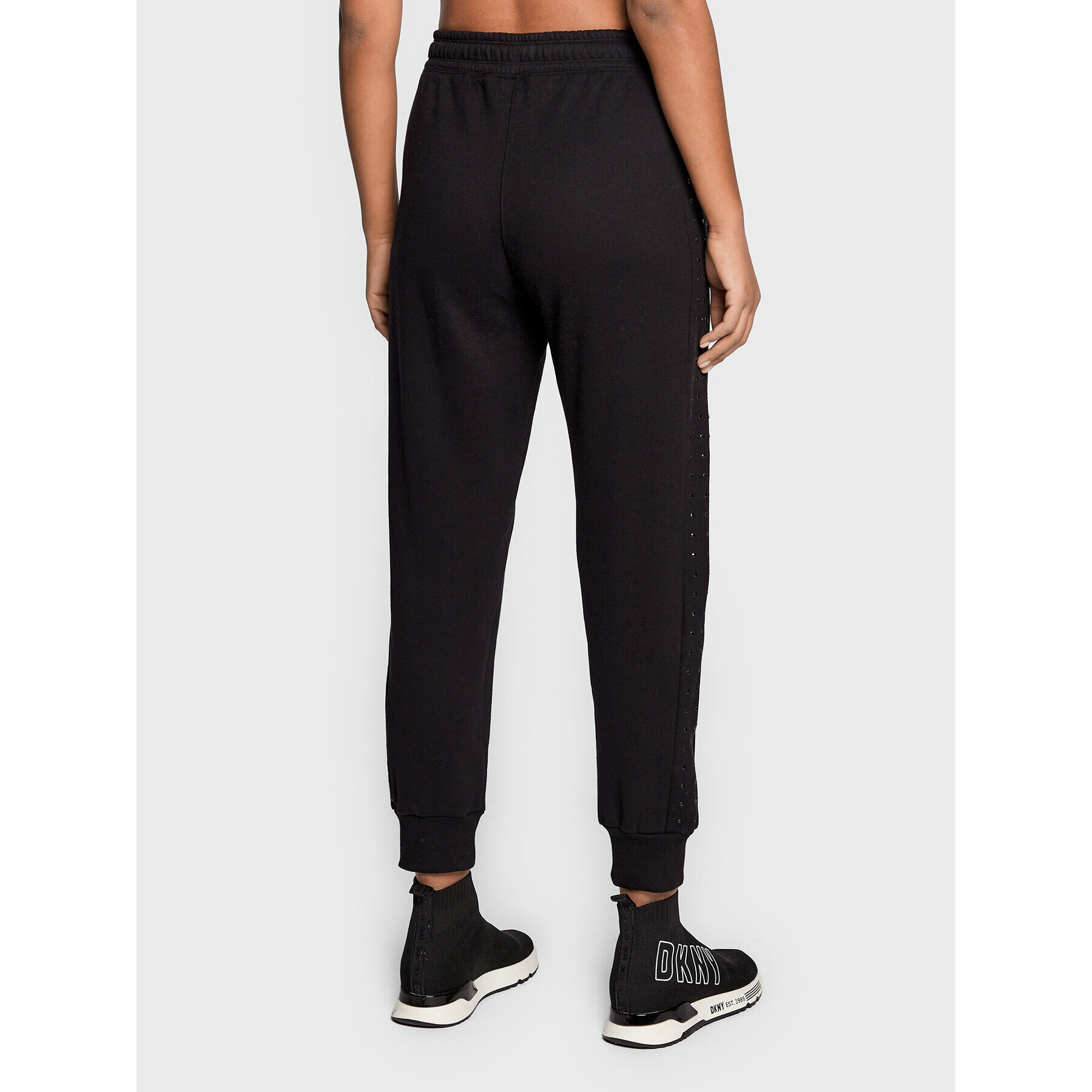 DKNY Sport Pantaloni trening DP2P2250 Negru Regular Fit - Pled.ro