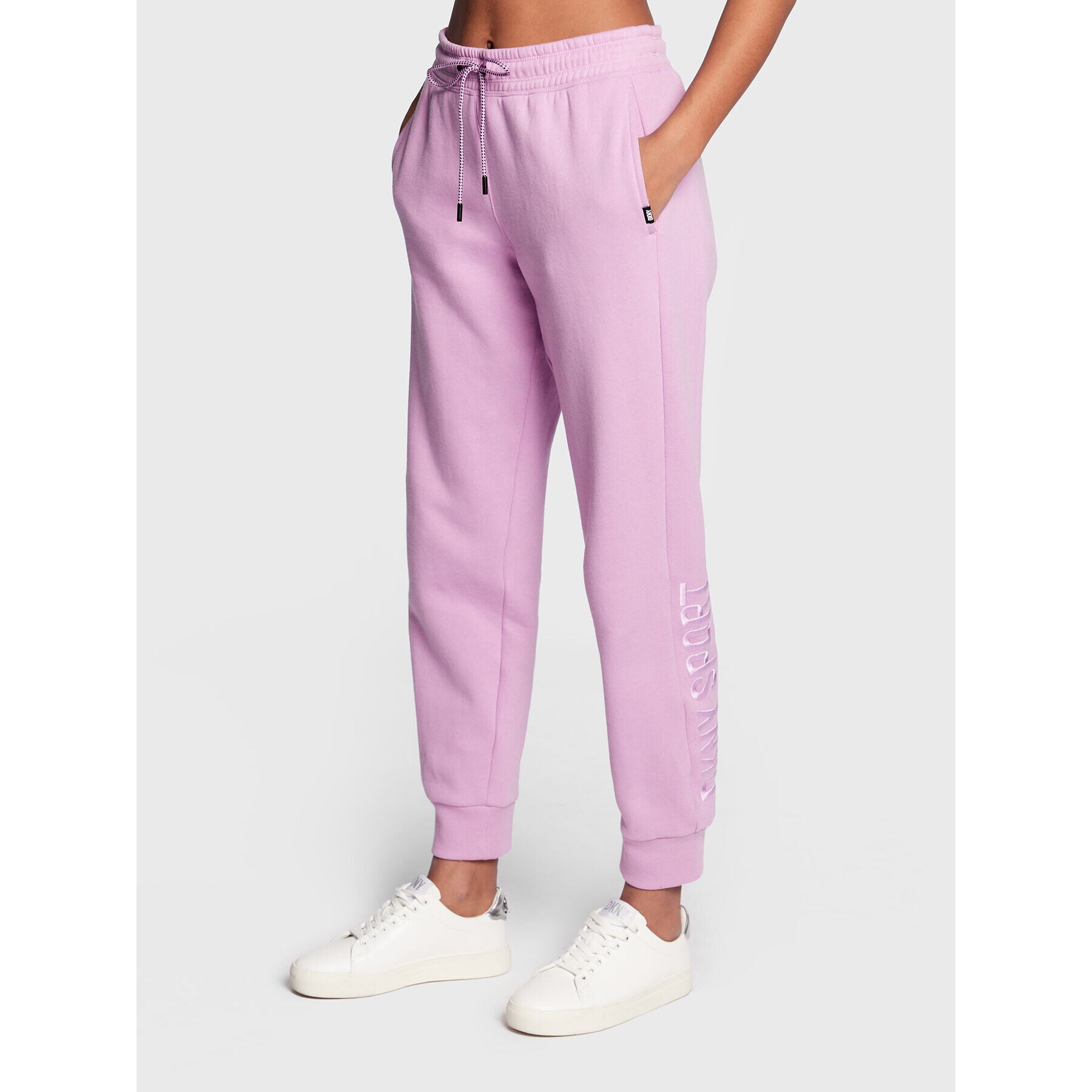 DKNY Sport Pantaloni trening DP2P3117 Violet Regular Fit - Pled.ro