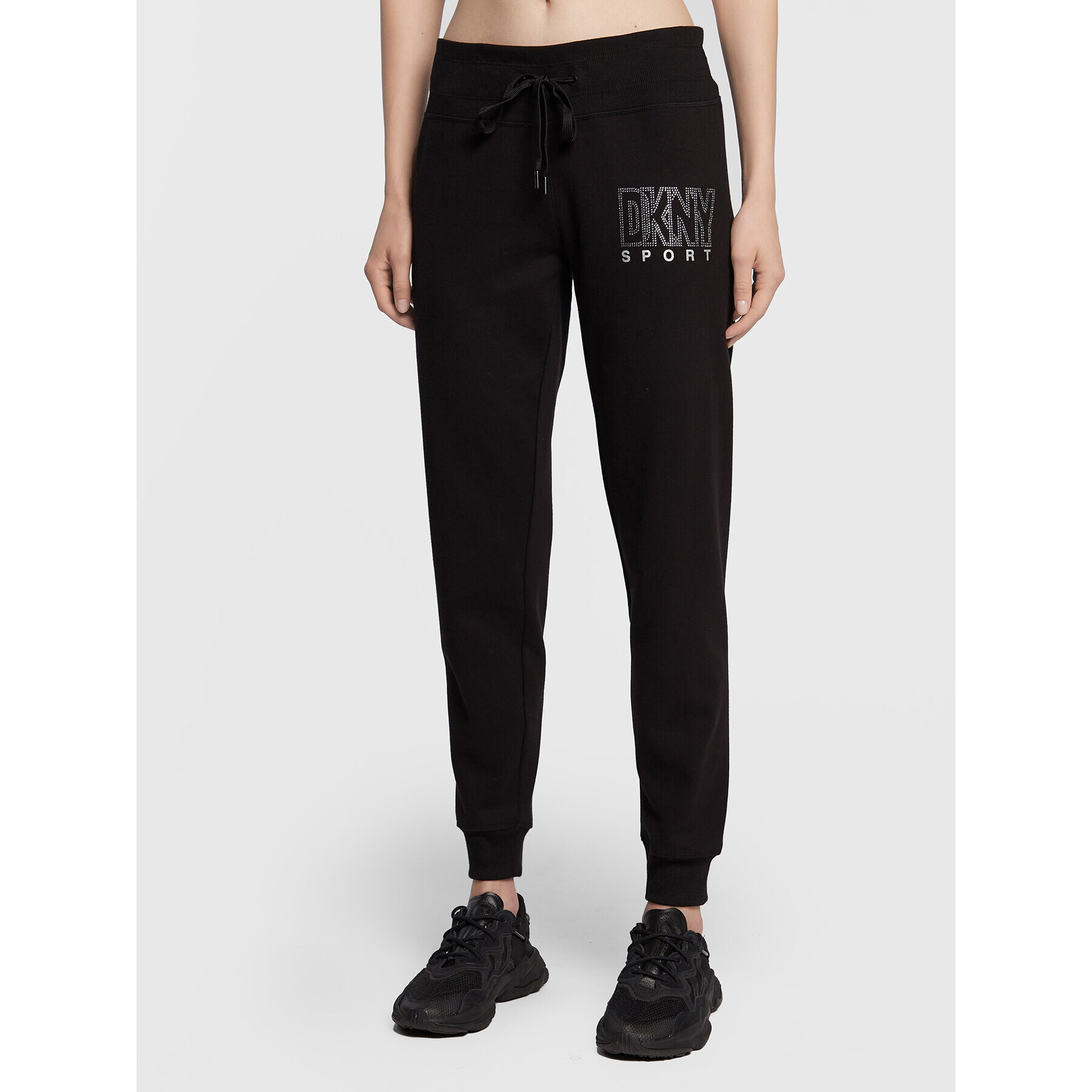 DKNY Sport Pantaloni trening DP2P3120 Negru Regular Fit - Pled.ro