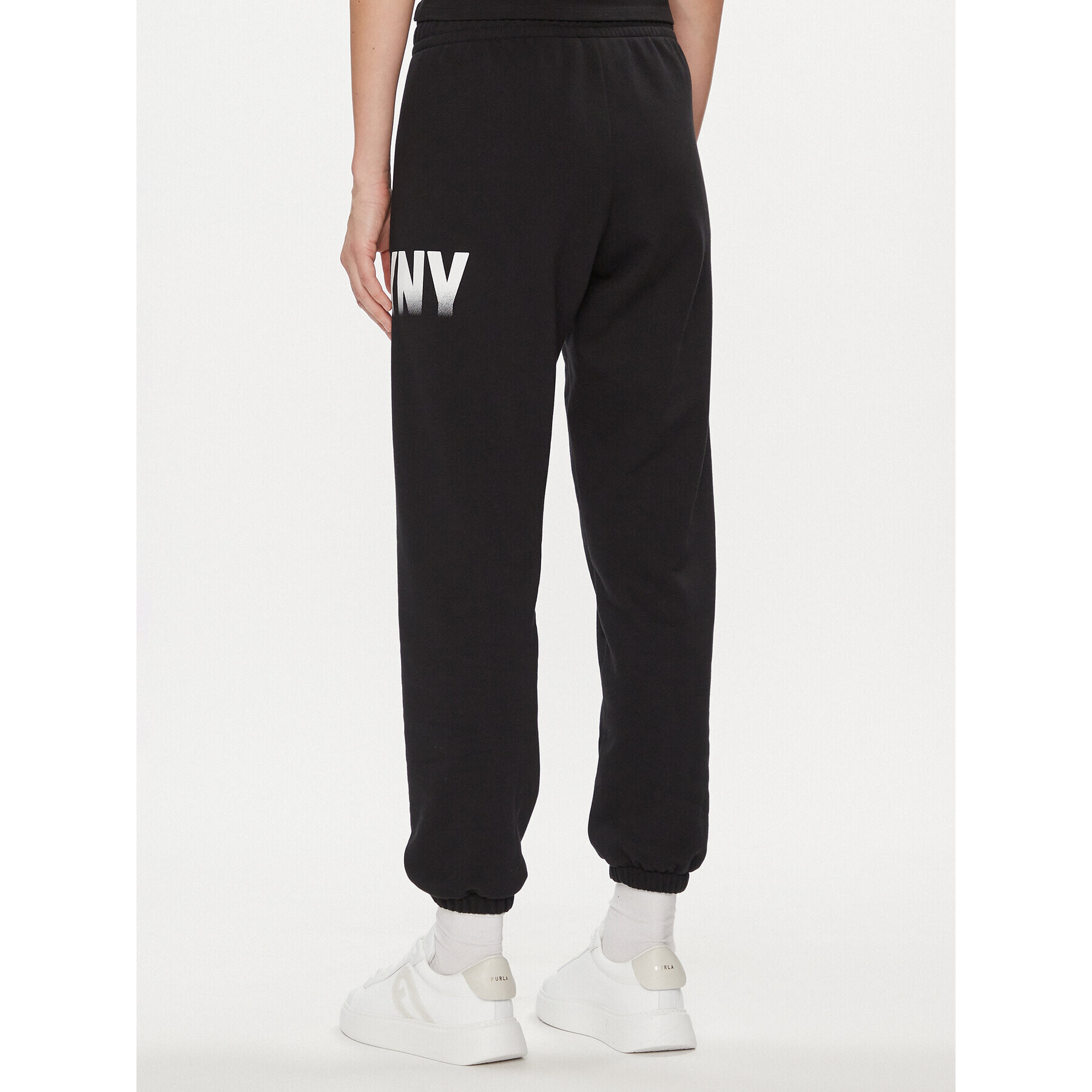 DKNY Sport Pantaloni trening DP3P3379 Negru Relaxed Fit - Pled.ro