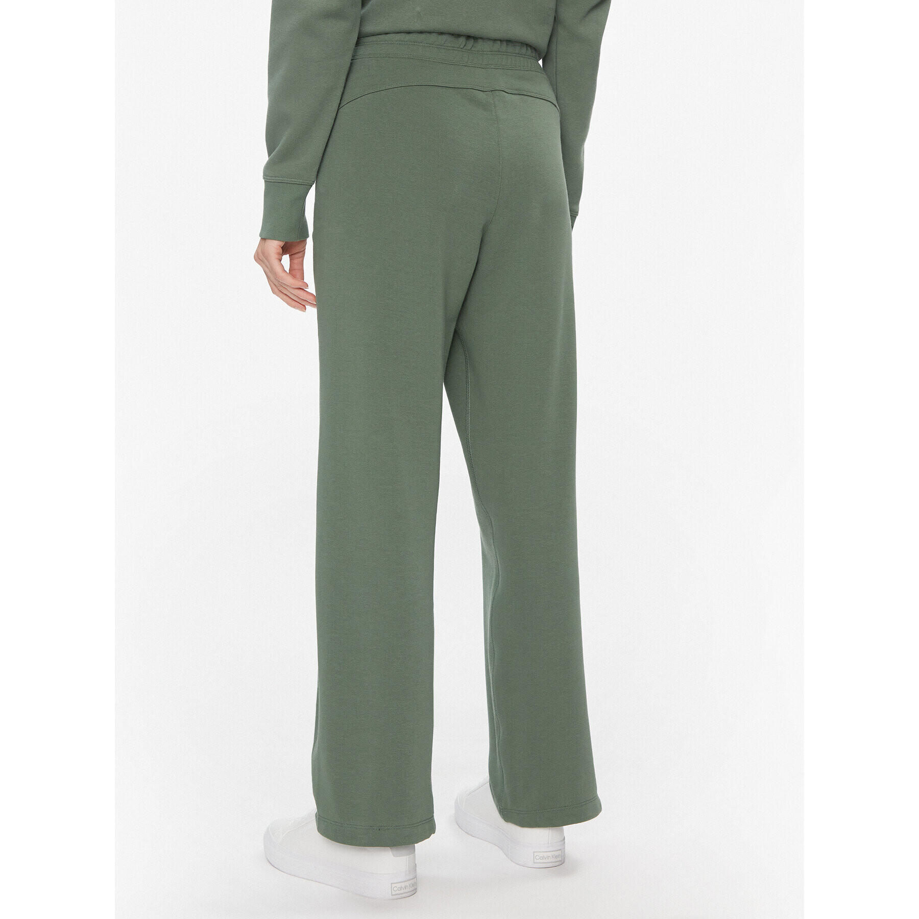 DKNY Sport Pantaloni trening DP3P3406 Verde Wide Leg - Pled.ro