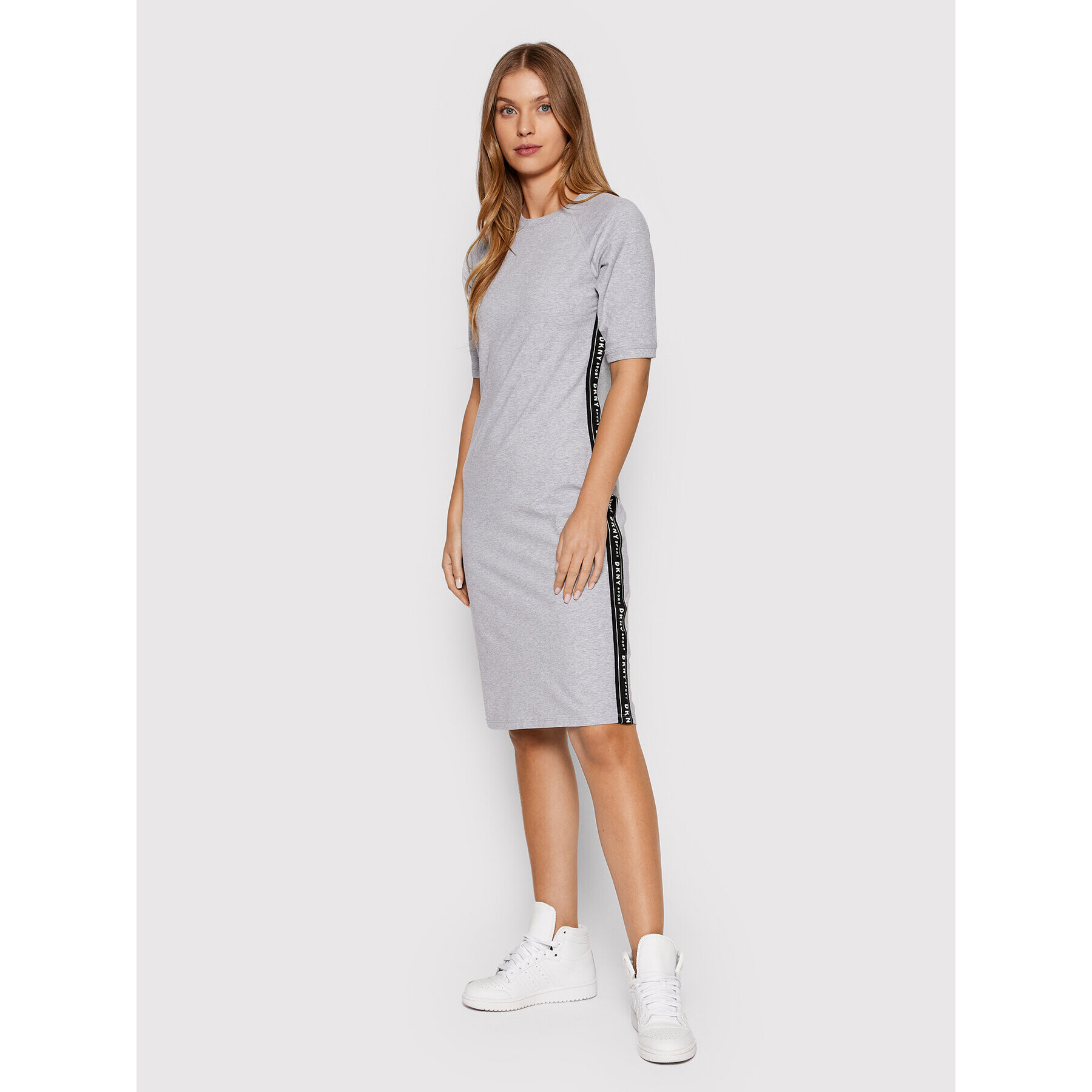 DKNY Sport Rochie de zi DP1D4250 Gri Regular Fit - Pled.ro