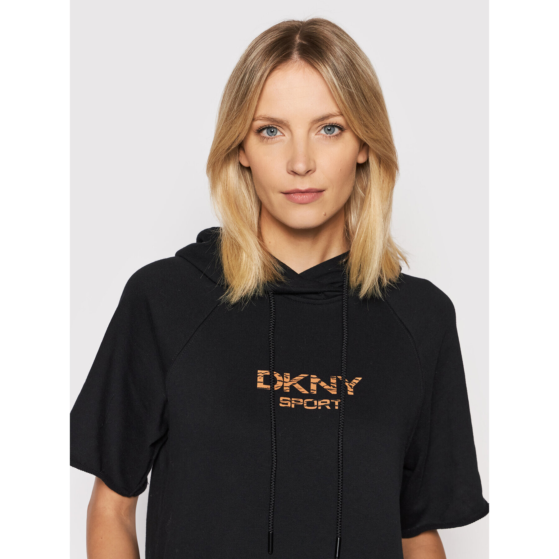 DKNY Sport Rochie tricotată DP1D4494 Negru Regular Fit - Pled.ro