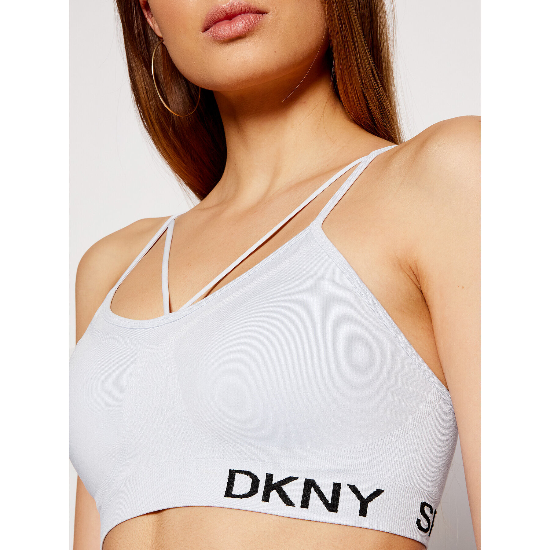 DKNY Sport Sutien sport DP0T5475 Albastru - Pled.ro