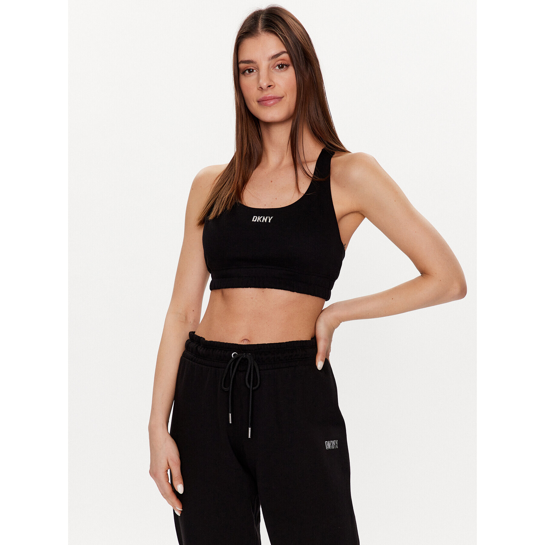 DKNY Sport Sutien top DP2T9192 Negru - Pled.ro