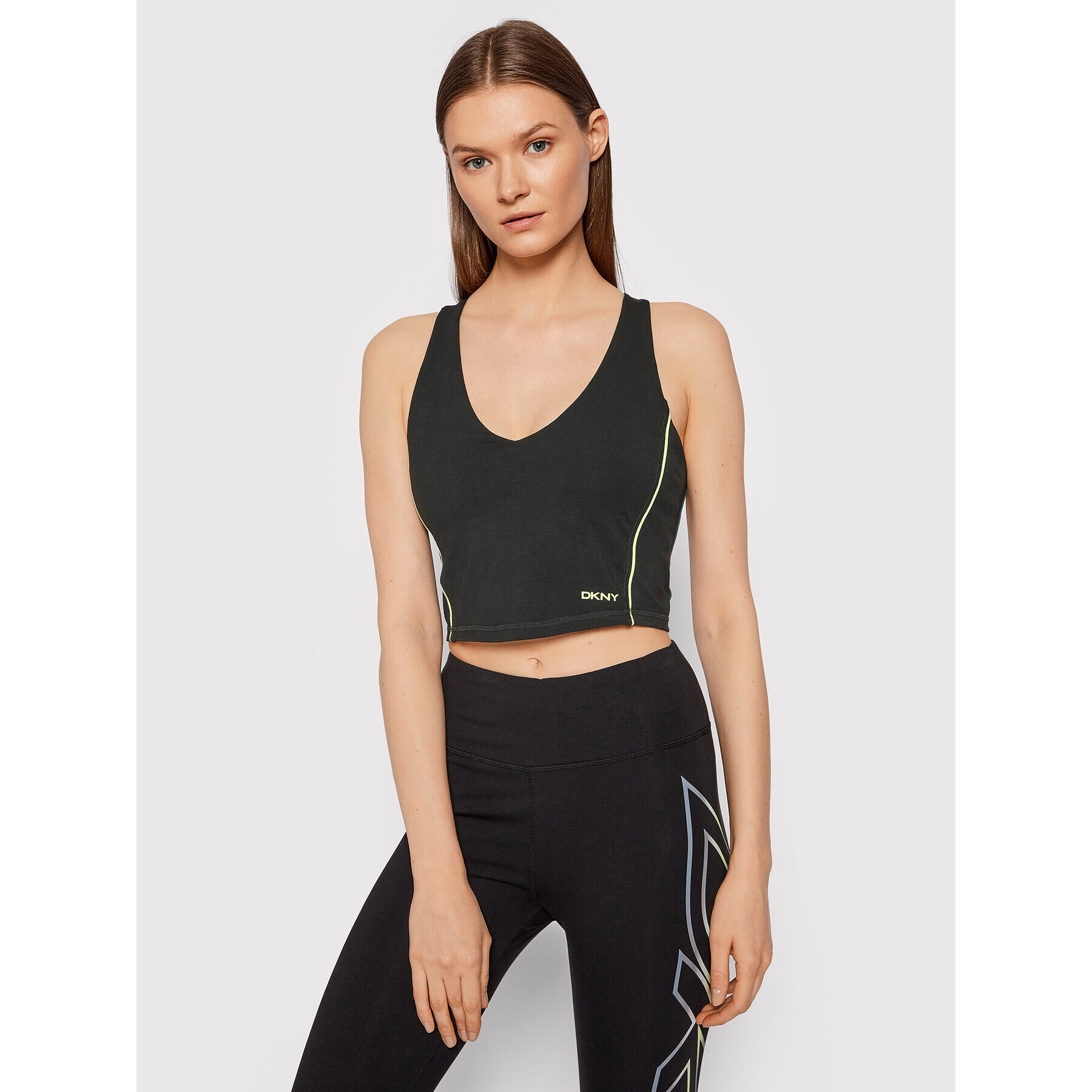 DKNY Sport Top DP1T8342 Negru Slim Fit - Pled.ro