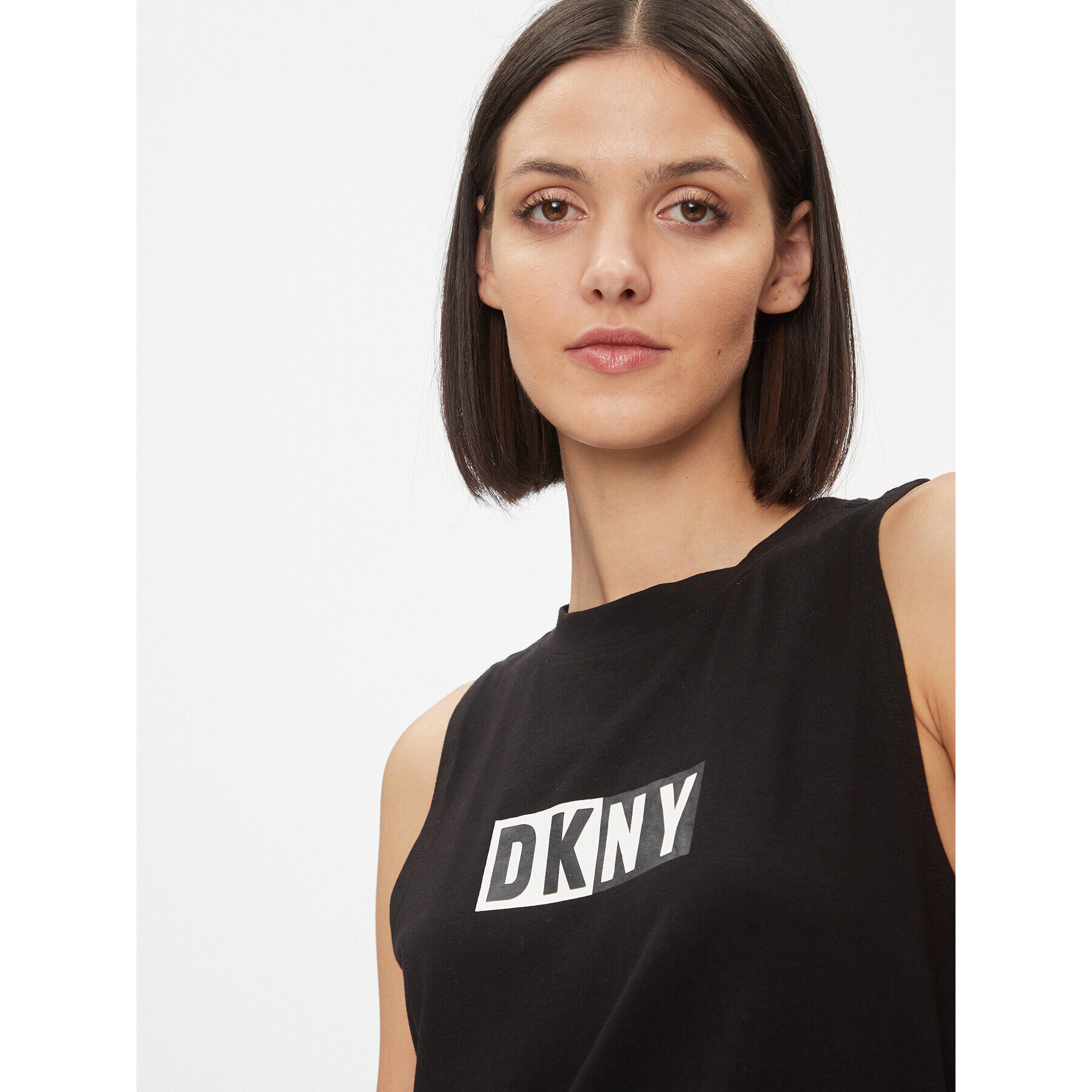 DKNY Sport Top DP2T5892 Negru Classic Fit - Pled.ro