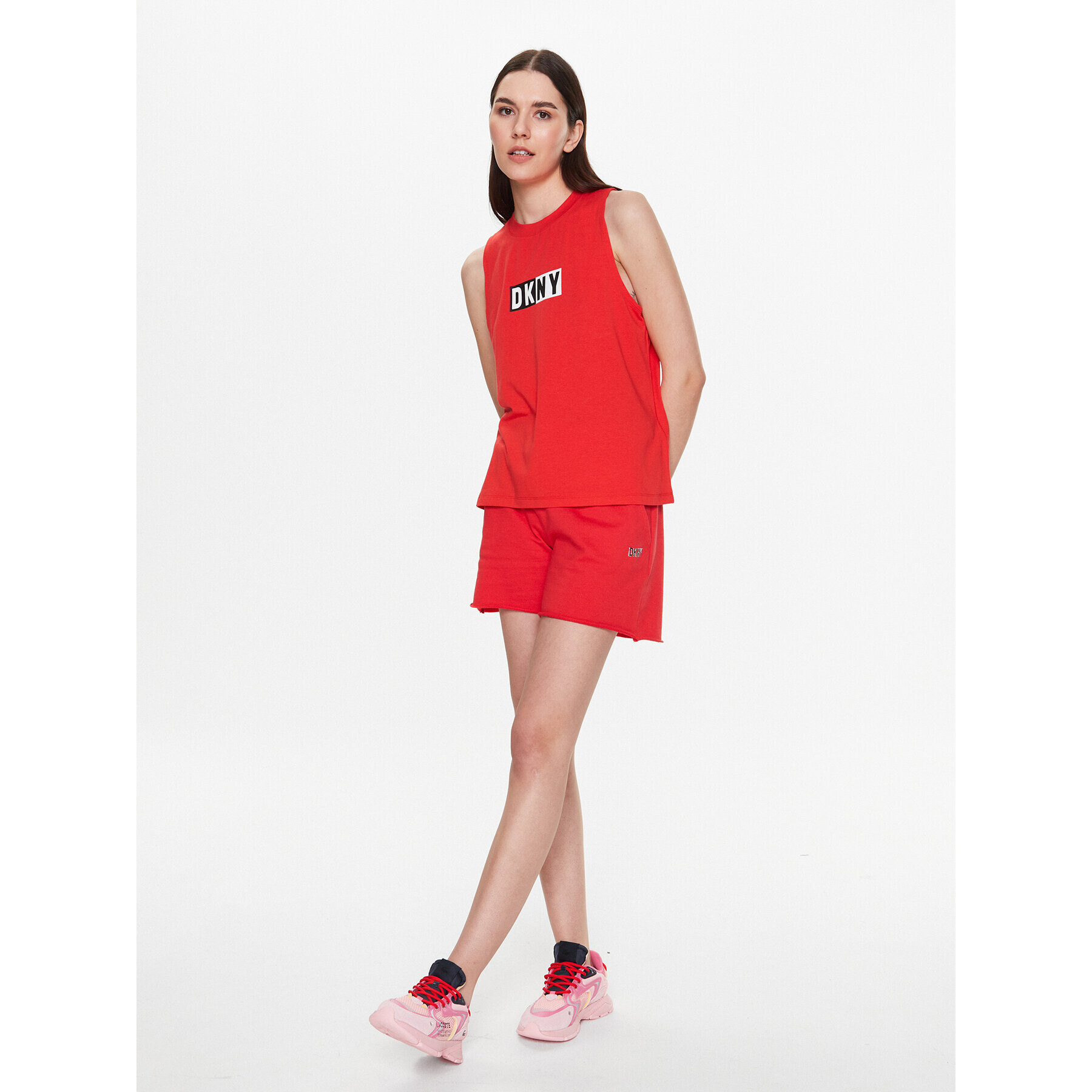 DKNY Sport Top DP2T5892 Roșu Classic Fit - Pled.ro