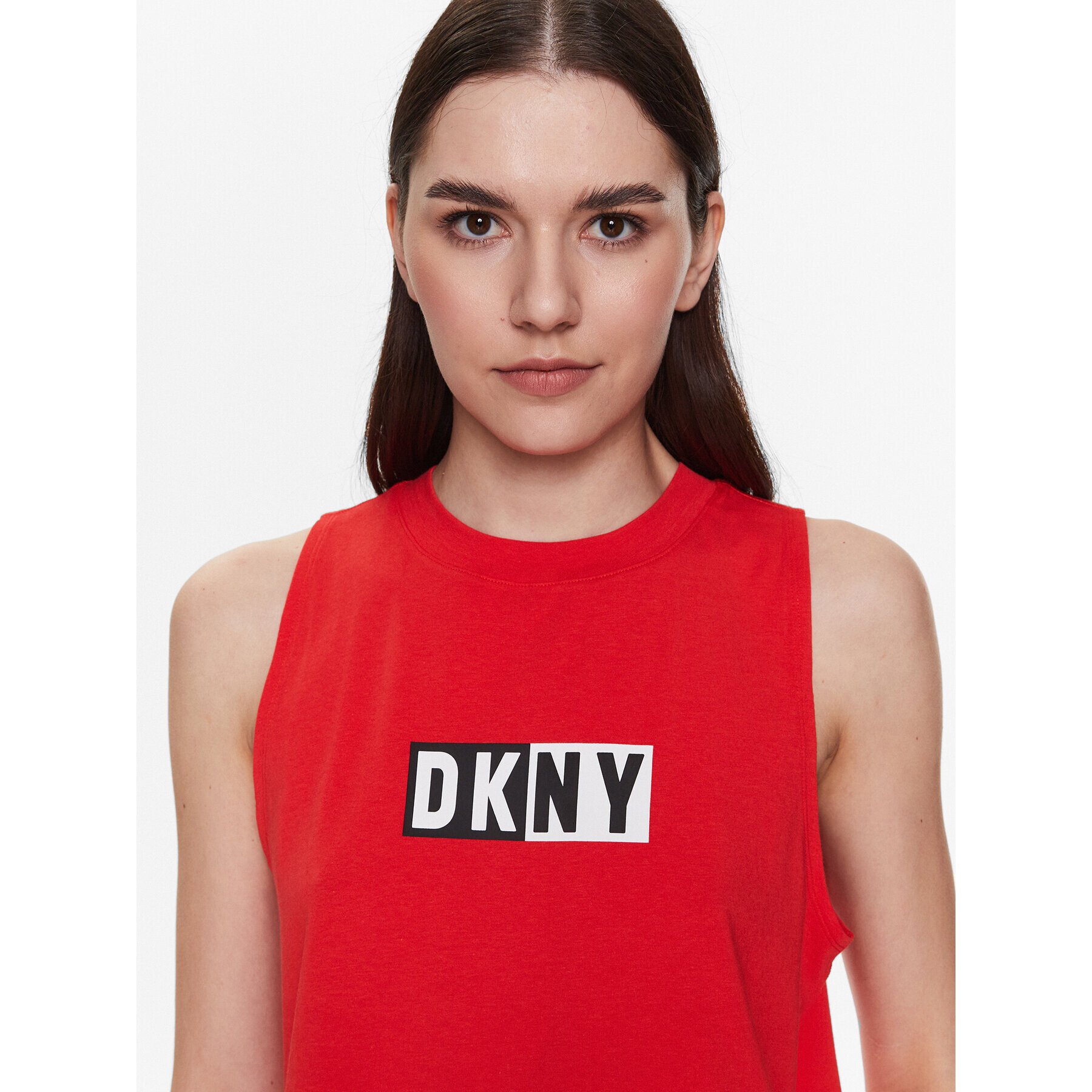 DKNY Sport Top DP2T5892 Roșu Classic Fit - Pled.ro