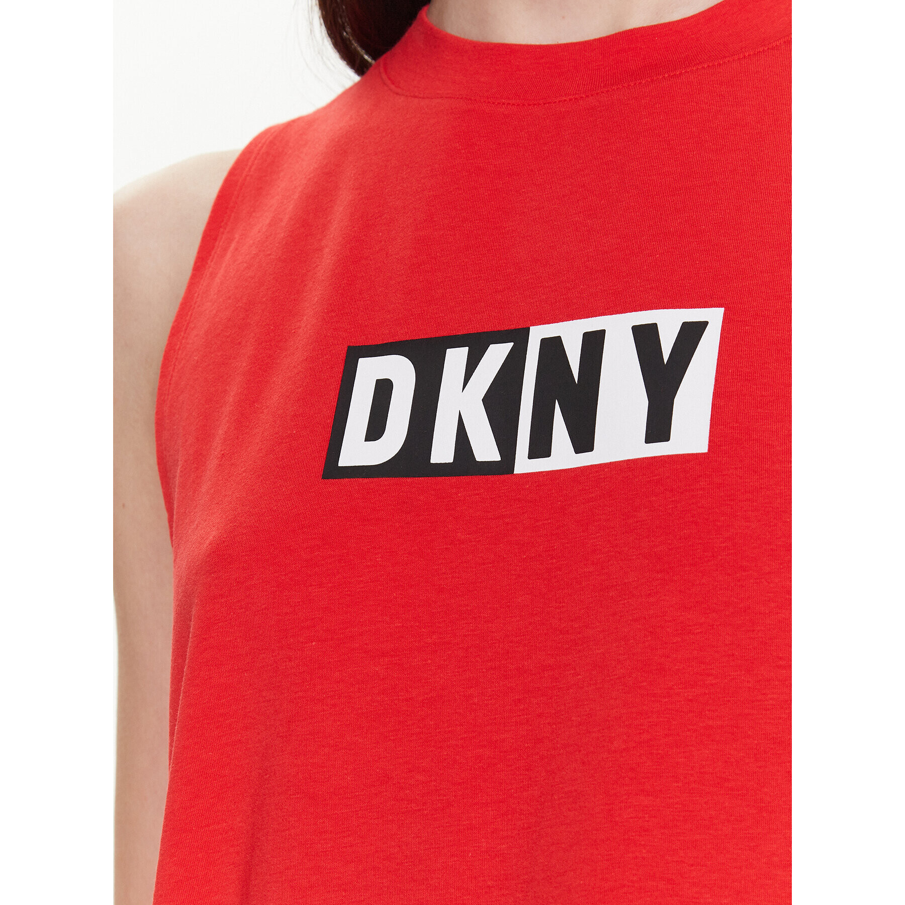 DKNY Sport Top DP2T5892 Roșu Classic Fit - Pled.ro