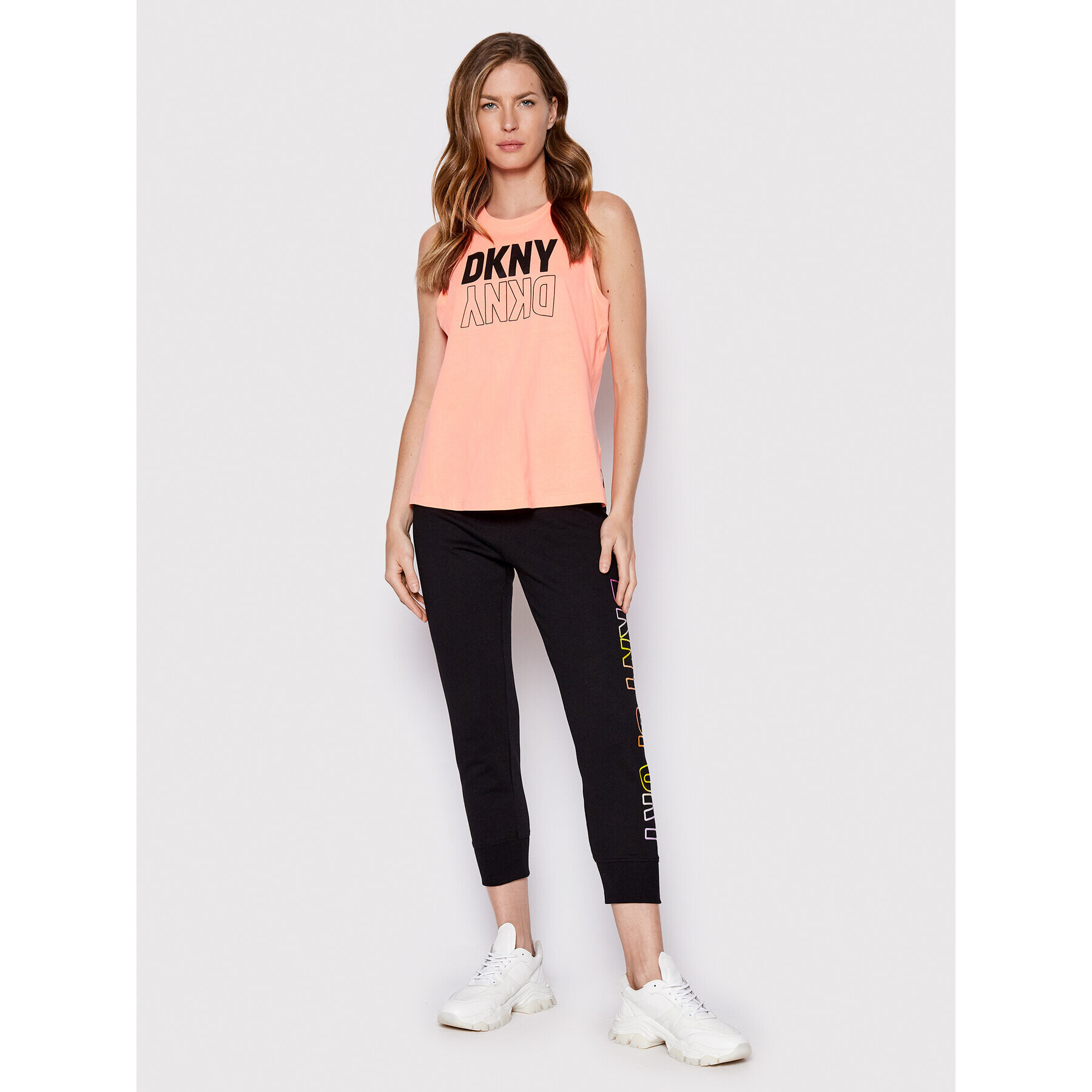 DKNY Sport Top DP2T8765 Portocaliu Regular Fit - Pled.ro