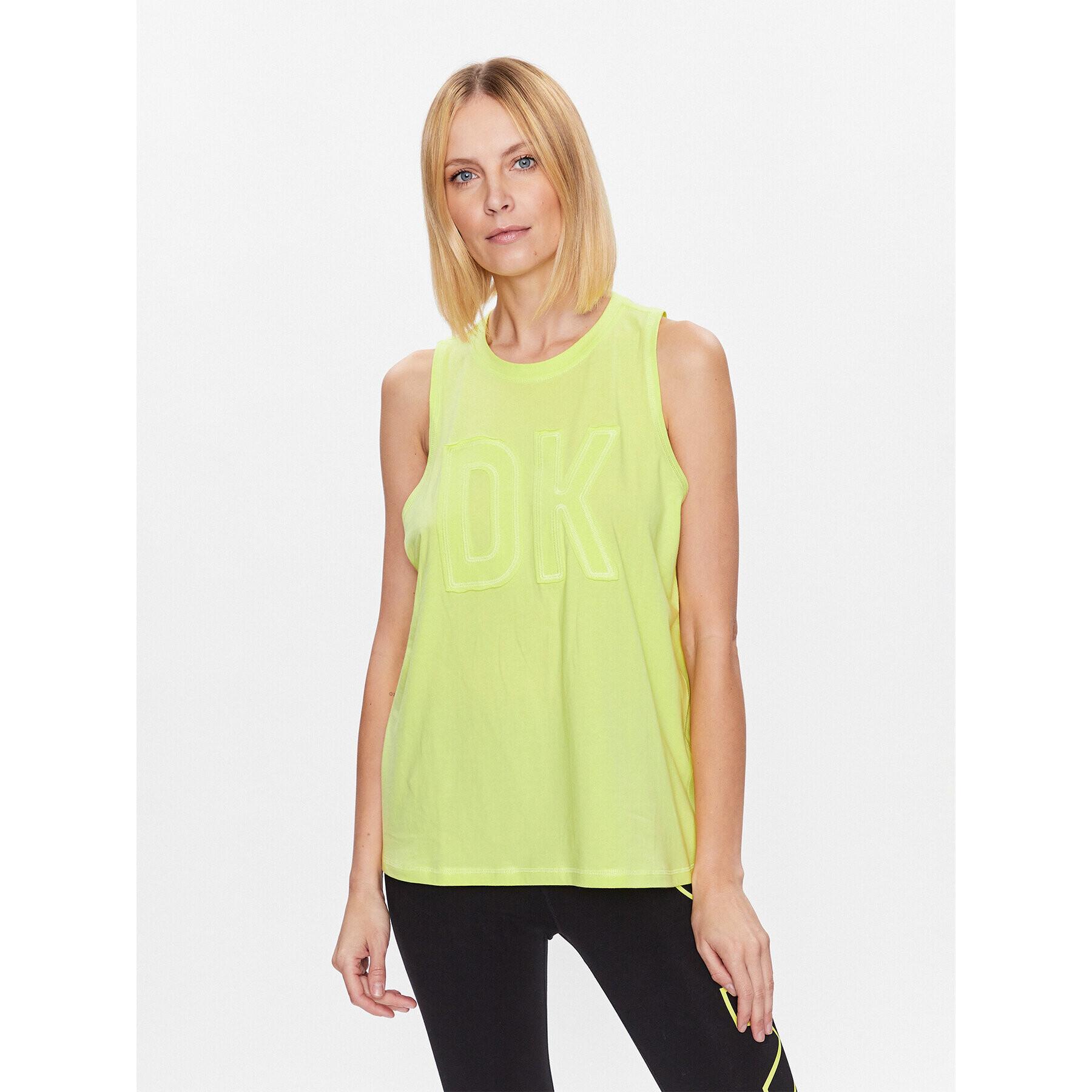 DKNY Sport Top DP3T9217 Galben Classic Fit - Pled.ro