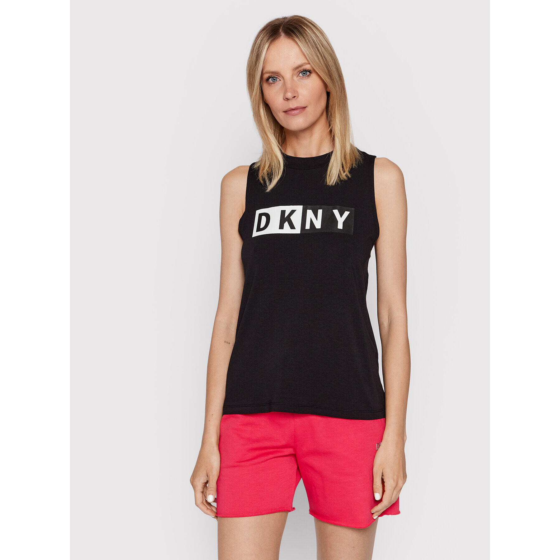 DKNY Sport Top DP8T5892 Negru Regular Fit - Pled.ro