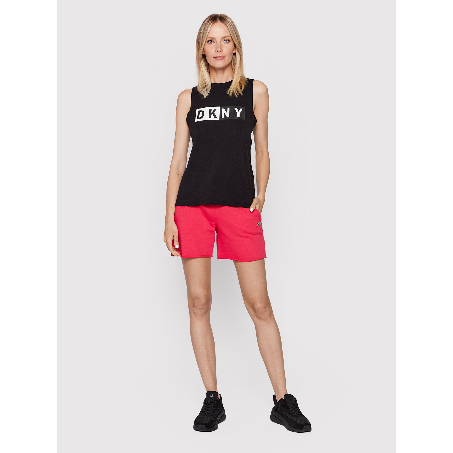 DKNY Sport Top DP8T5892 Negru Regular Fit - Pled.ro