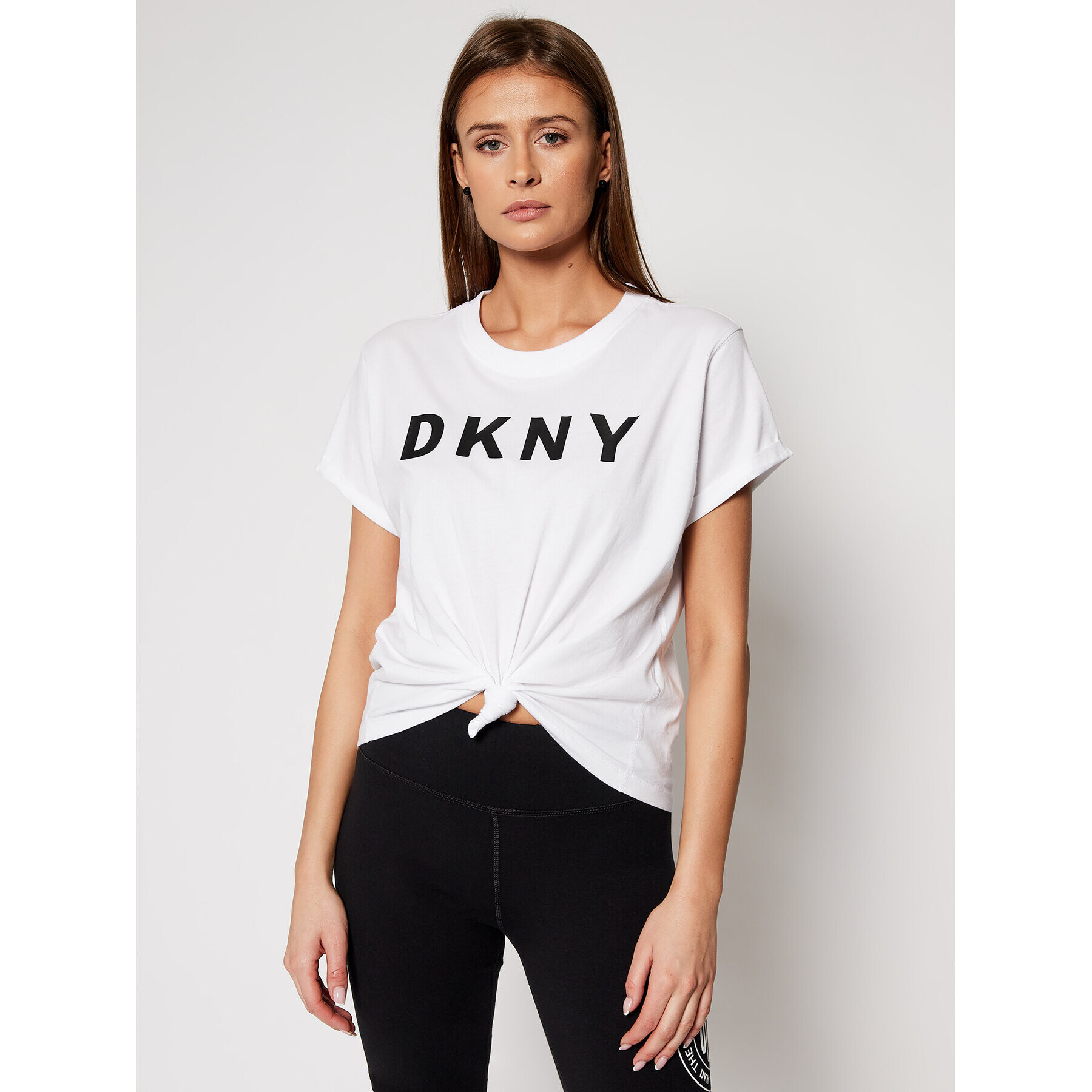 DKNY Sport Tricou DP0T8050 Alb Regular Fit - Pled.ro