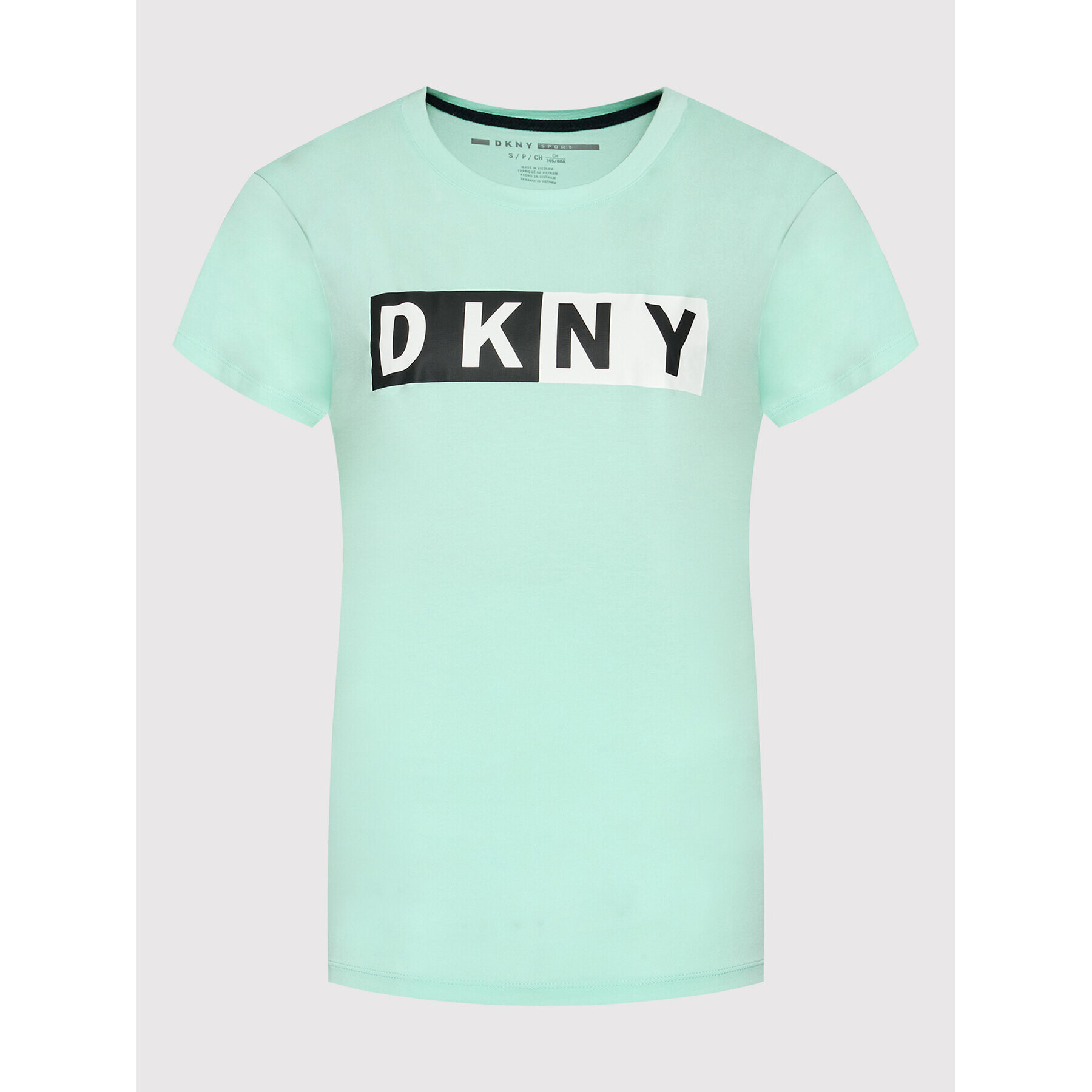 DKNY Sport Tricou DP1T5894 Verde Regular Fit - Pled.ro