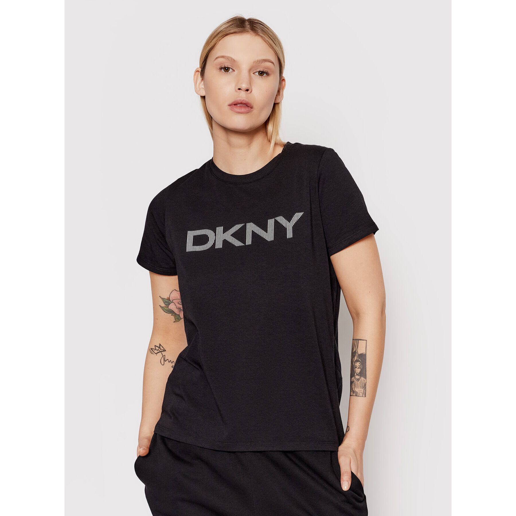 DKNY Sport Tricou DP1T6749 Negru Regular Fit - Pled.ro